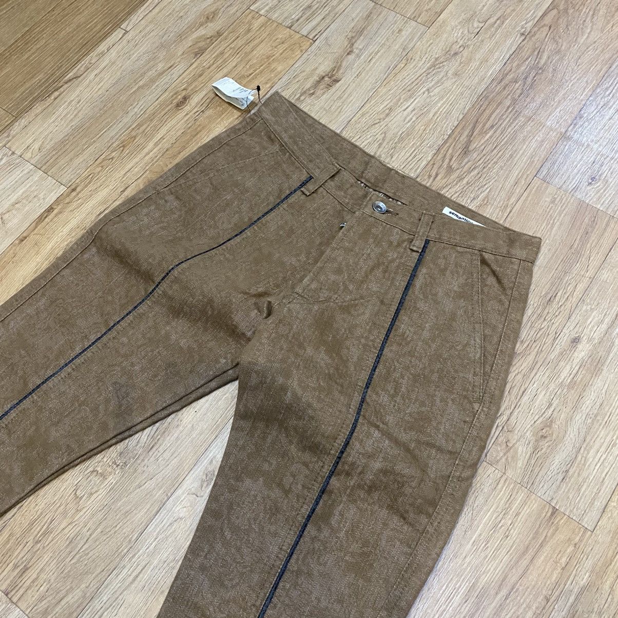 Tornado Mart 2000s NWT Semantic Design Flare Back Zip Pocket Denim Pants Size US 28 / EU 44 - 2 Thumbnail