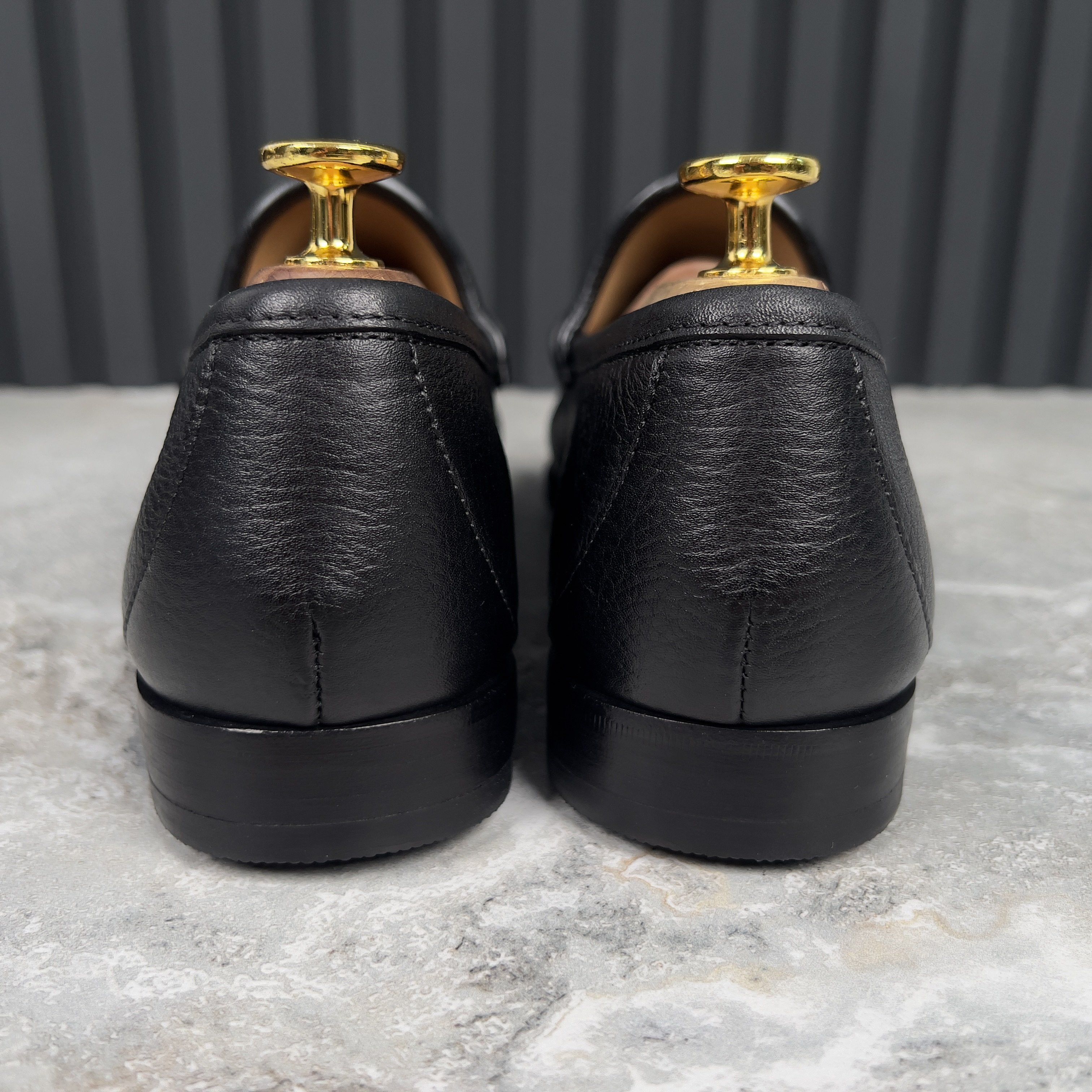 Gucci 1955 Horsebit Loafers Black Grain Leather Size US 8.5 / EU 41-42 - 8 Thumbnail