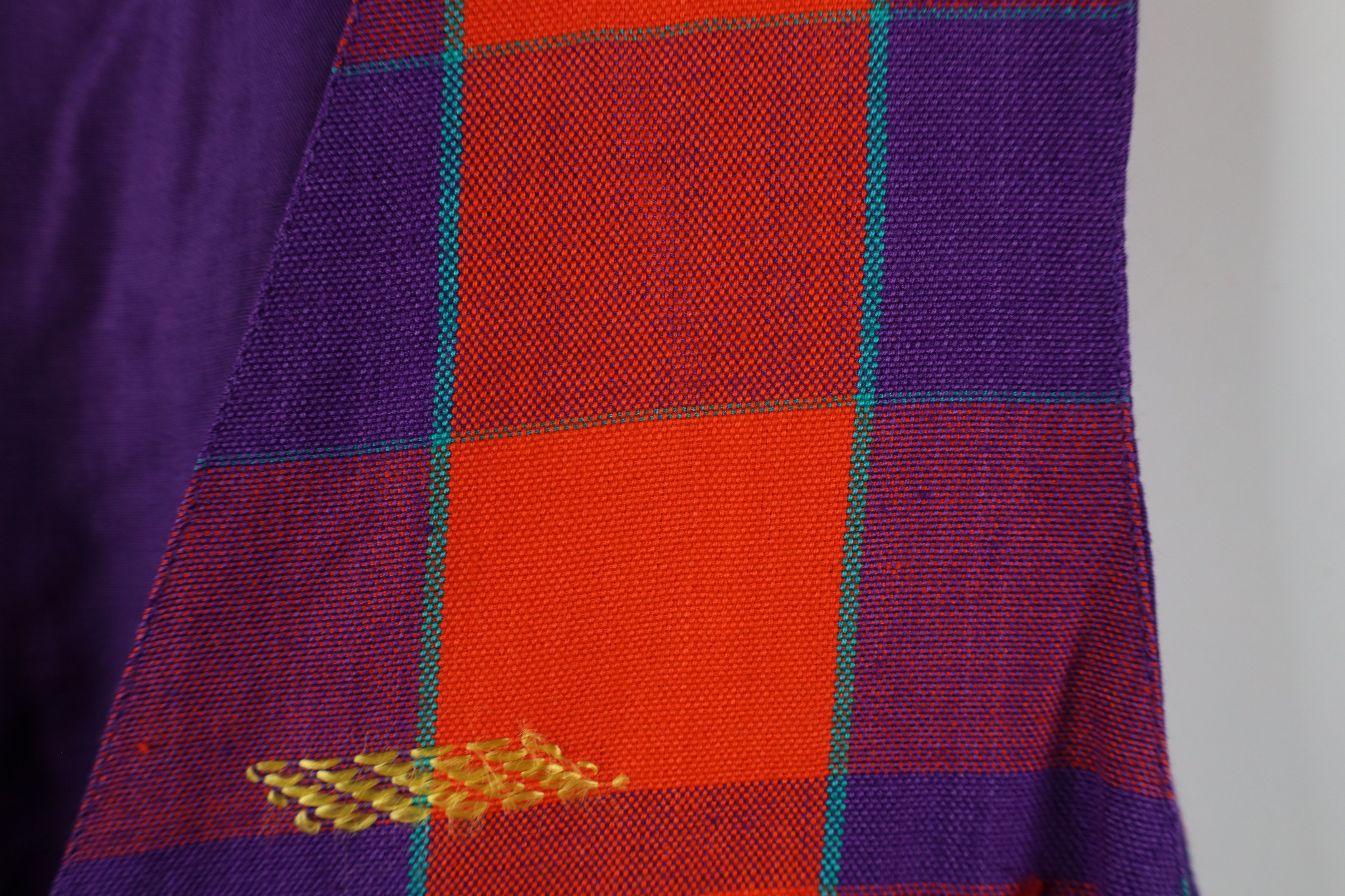 Vintage Vintage 90s Streetwear India Madras Plaid Vest Jacket Size M / US 6-8 / IT 42-44 - 8 Thumbnail