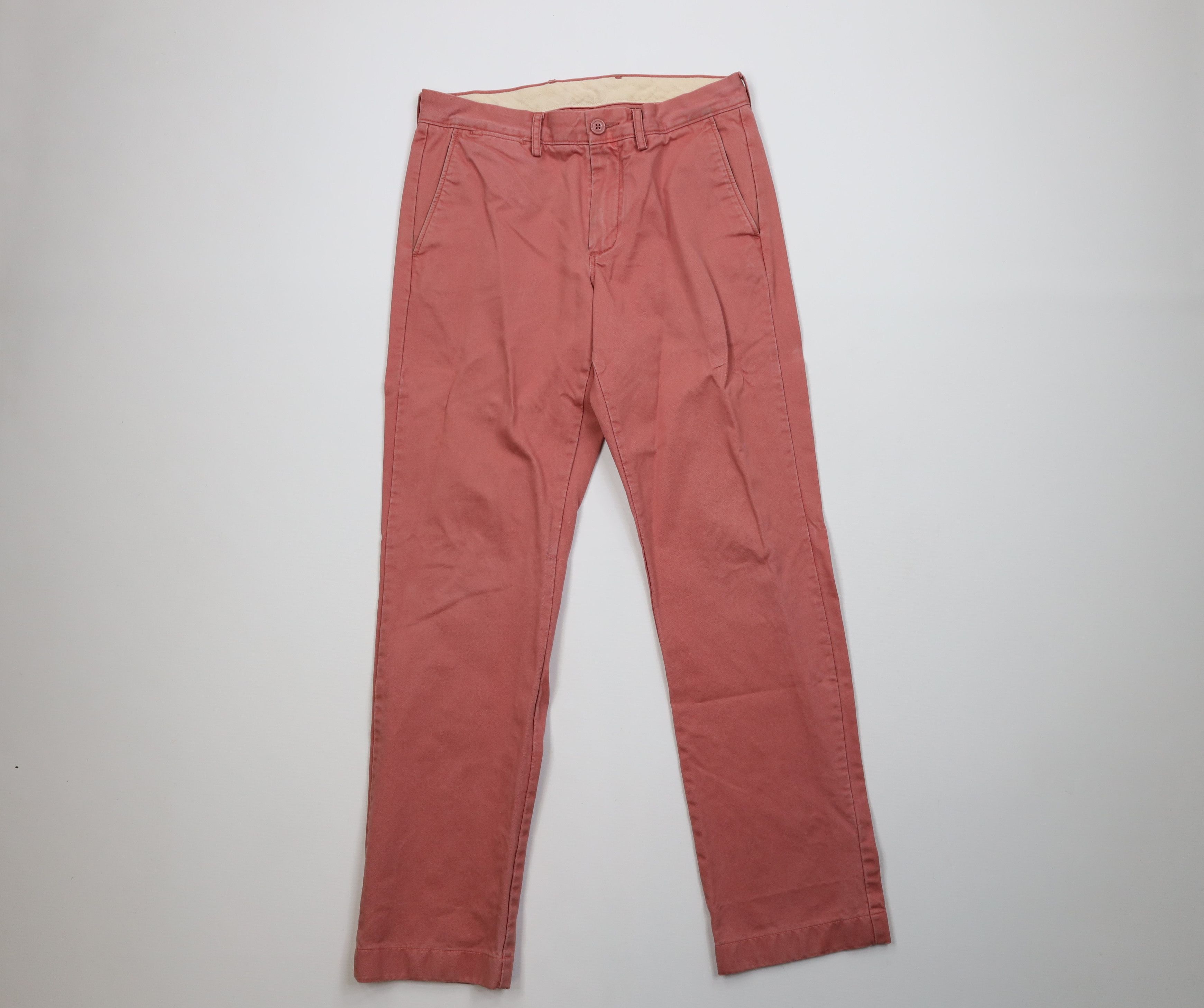 J.Crew J Crew Urban Slim Fit Stonewash Chino Pants Reddish Pink Size US 29 - 1 Thumbnail