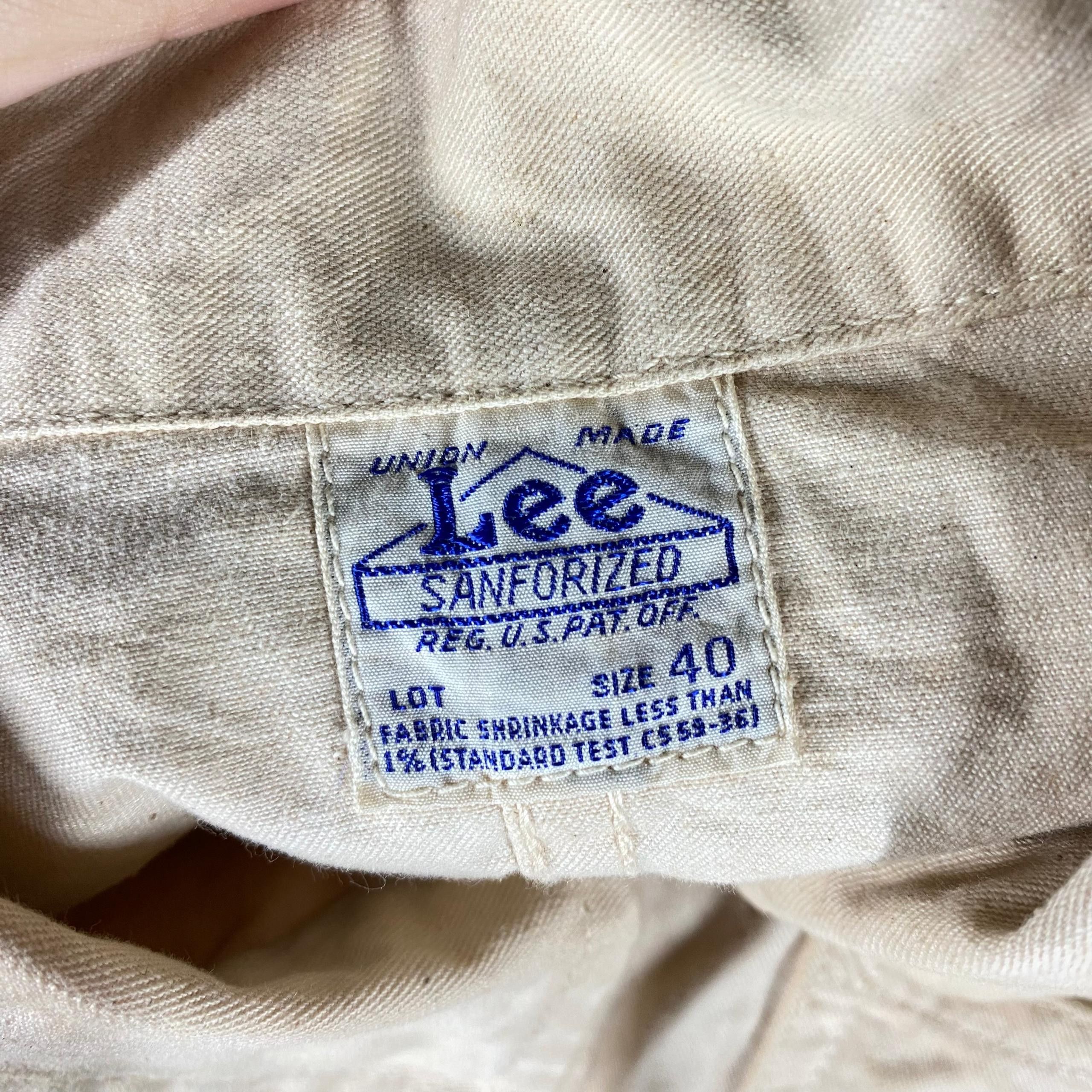 Lee Vintage 90s Union Made Lee Workwear Denim Jacket Size US L / EU 52-54 / 3 - 11 Thumbnail