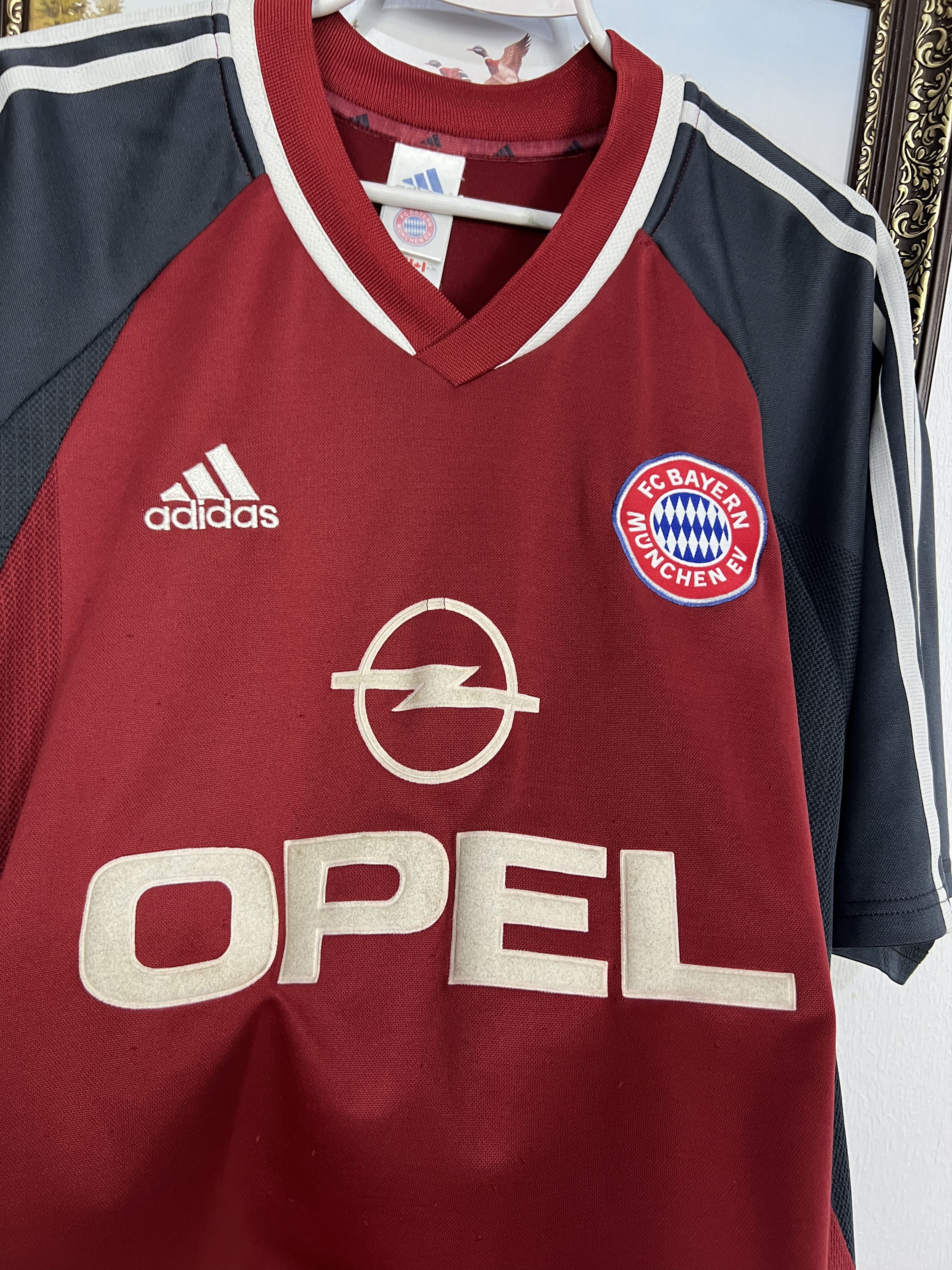 Adidas Bayern Munich football shirt Soccer Adidas Scholl Jersey Size US XL / EU 56 / 4 - 3 Thumbnail