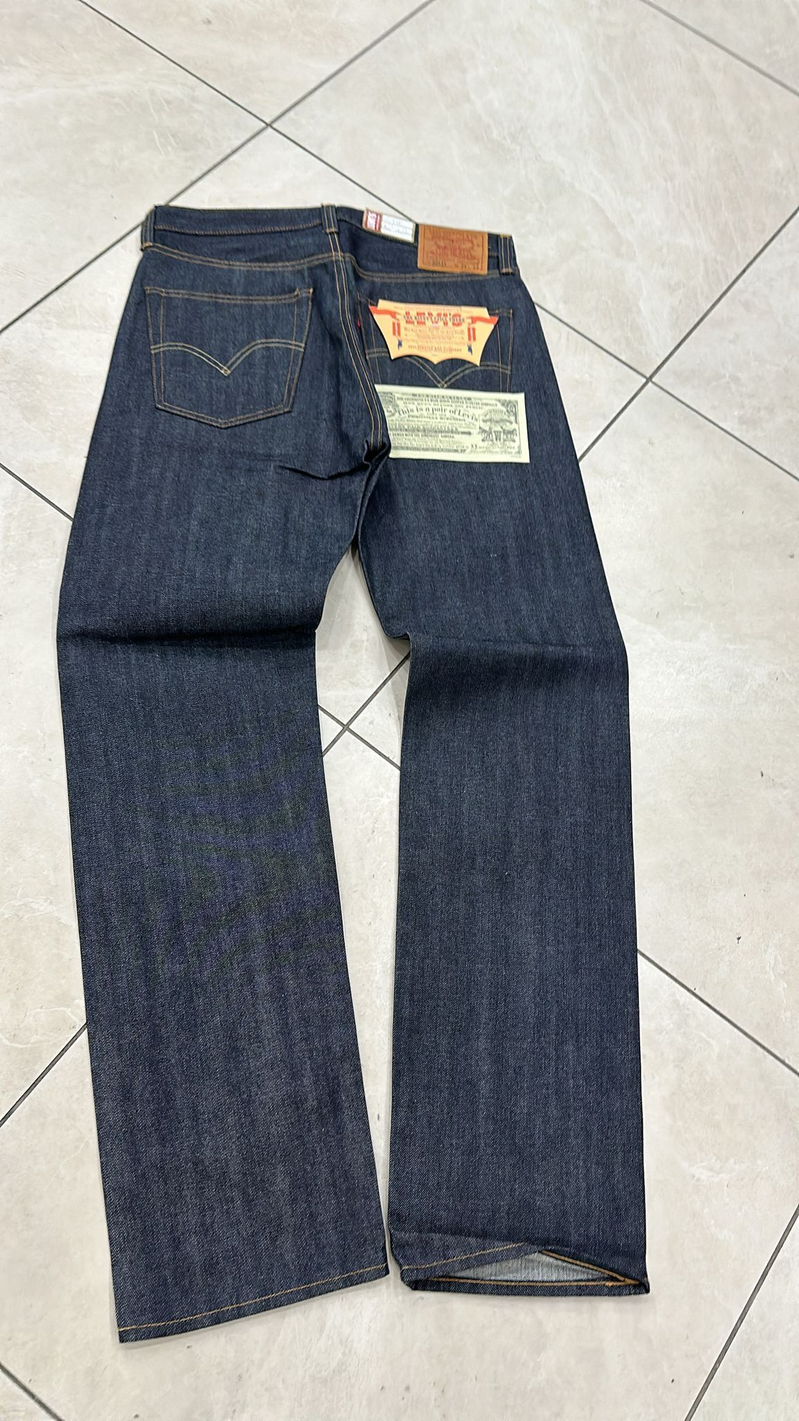 Levi's Vintage Clothing LVC Levi's Vintage Clothing 1947 501XX BigE Selvedge Jeans Size US 34 / EU 50 - 2 Thumbnail
