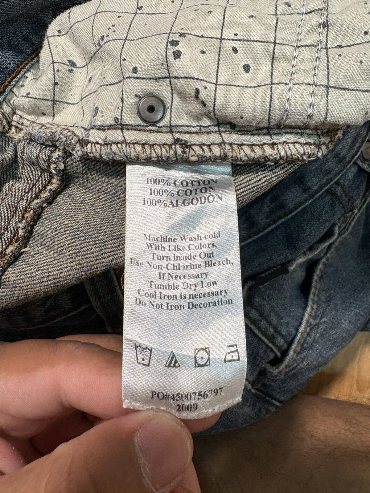 Vans Vintage 2009 Vans Skate Denim Baggy Jeans 36x34 Cyber Y2K Size US 36 / EU 52 - 9 Thumbnail