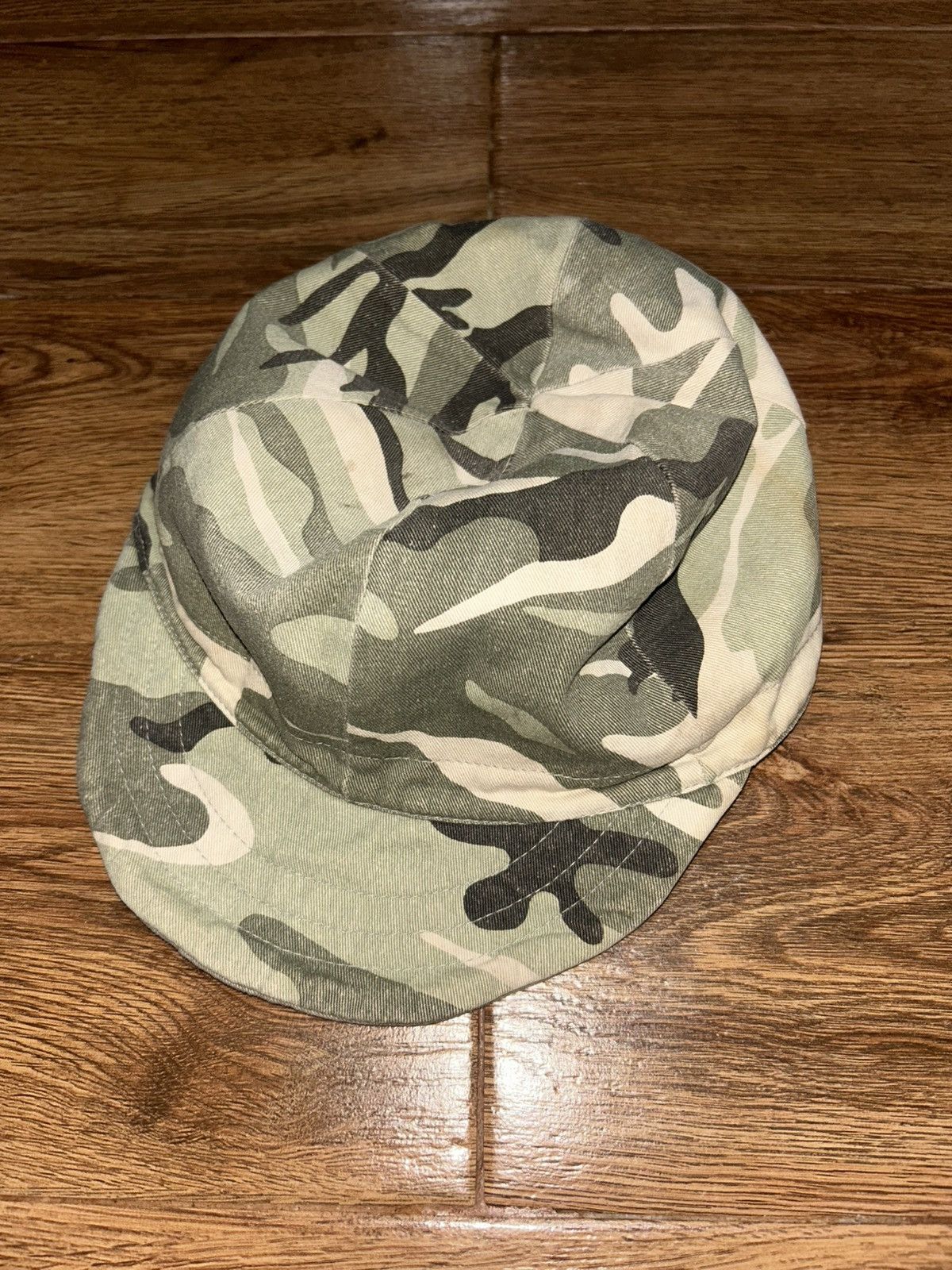 Japanese Brand Farmer’s Market Camo Reversible Mechanic Hats Size ONE SIZE - 2 Thumbnail