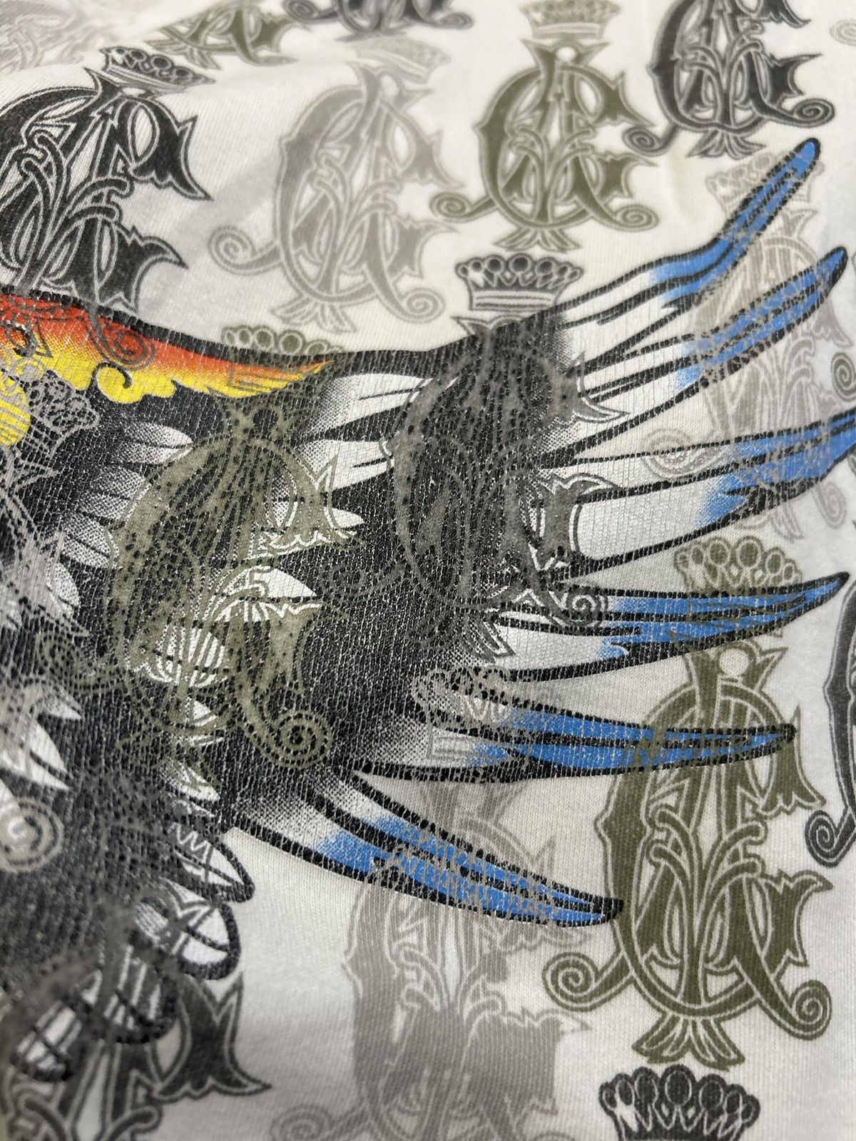 Christian Audigier Christian Audigier Vintage Grenade Wings Tee AOP Ed Hardy Size US L / EU 52-54 / 3 - 8 Thumbnail