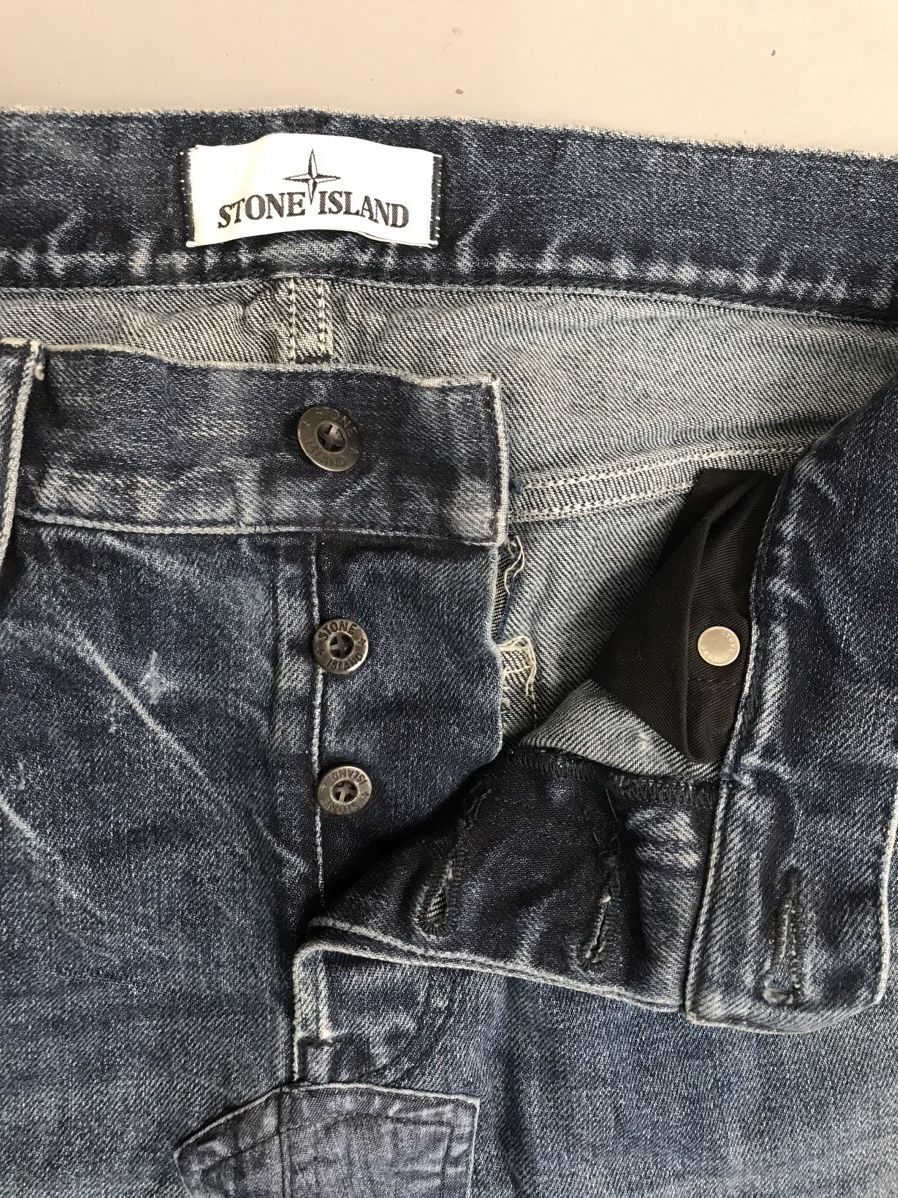 Stone Island × Vintage Vintage super rare stone island straight fit denim Size US 32 / EU 48 - 8 Thumbnail