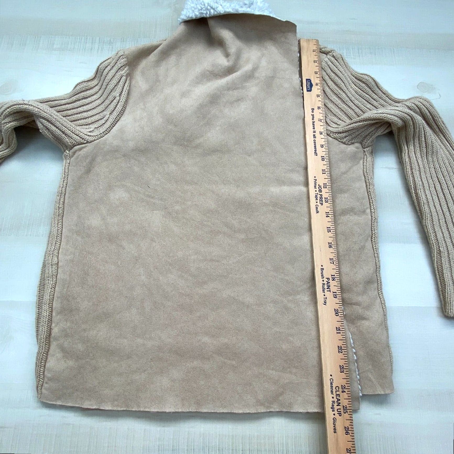 Faded Glory Faded Glory Womens Brown Faux Suede Jacket XL Extra Large Ladies Size XL / US 12-14 / IT 48-50 - 6 Thumbnail