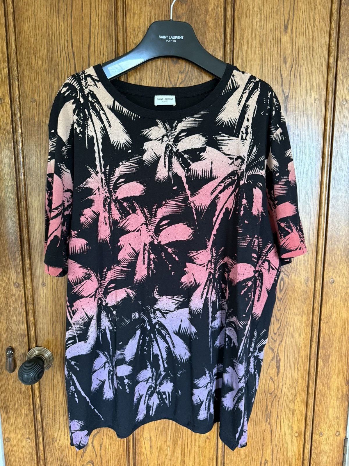 Saint Laurent Paris SS16 Saint Laurent tie dye white purple cloud 