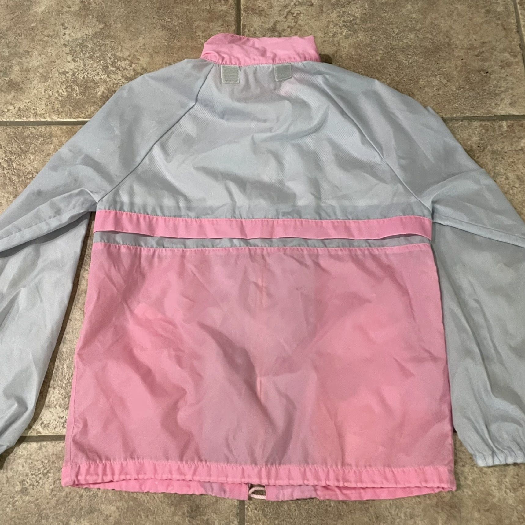 McGregor VINTAGE MacGregor Windbreaker Shirt Womens Size M Half Pink Nylon 100% Windbreaker 90s Women Size M / US 6-8 / IT 42-44 - 5 Thumbnail