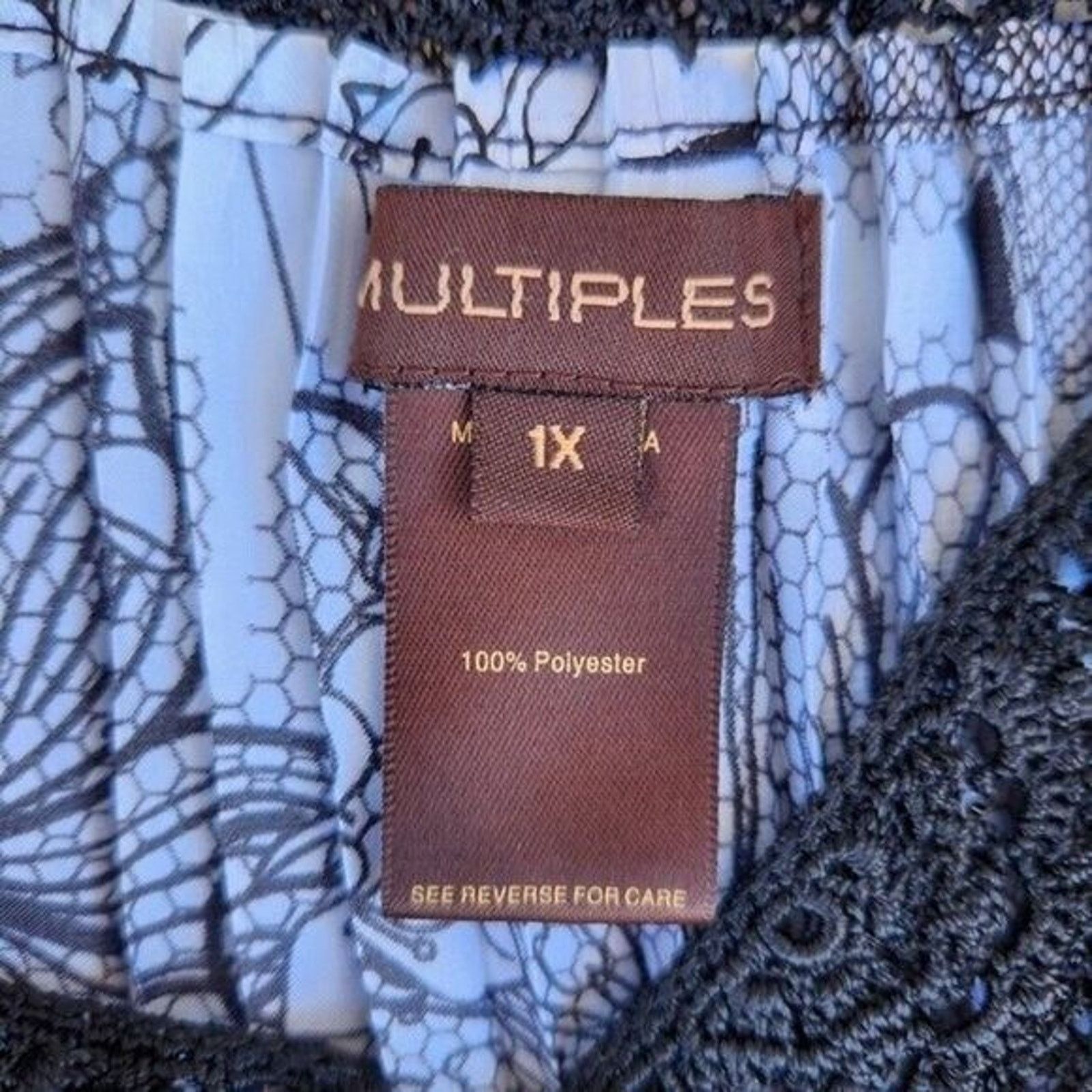 Other Multiples Womens Blouse Size XL Stretchable Size XL / US 12-14 / IT 48-50 - 11 Thumbnail