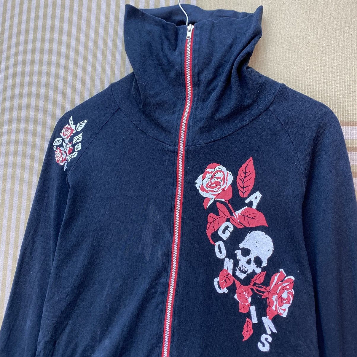 Japanese Brand 🫶 Algonquins Japanese gothic punk brand Graphic Skull Size M / US 6-8 / IT 42-44 - 3 Thumbnail