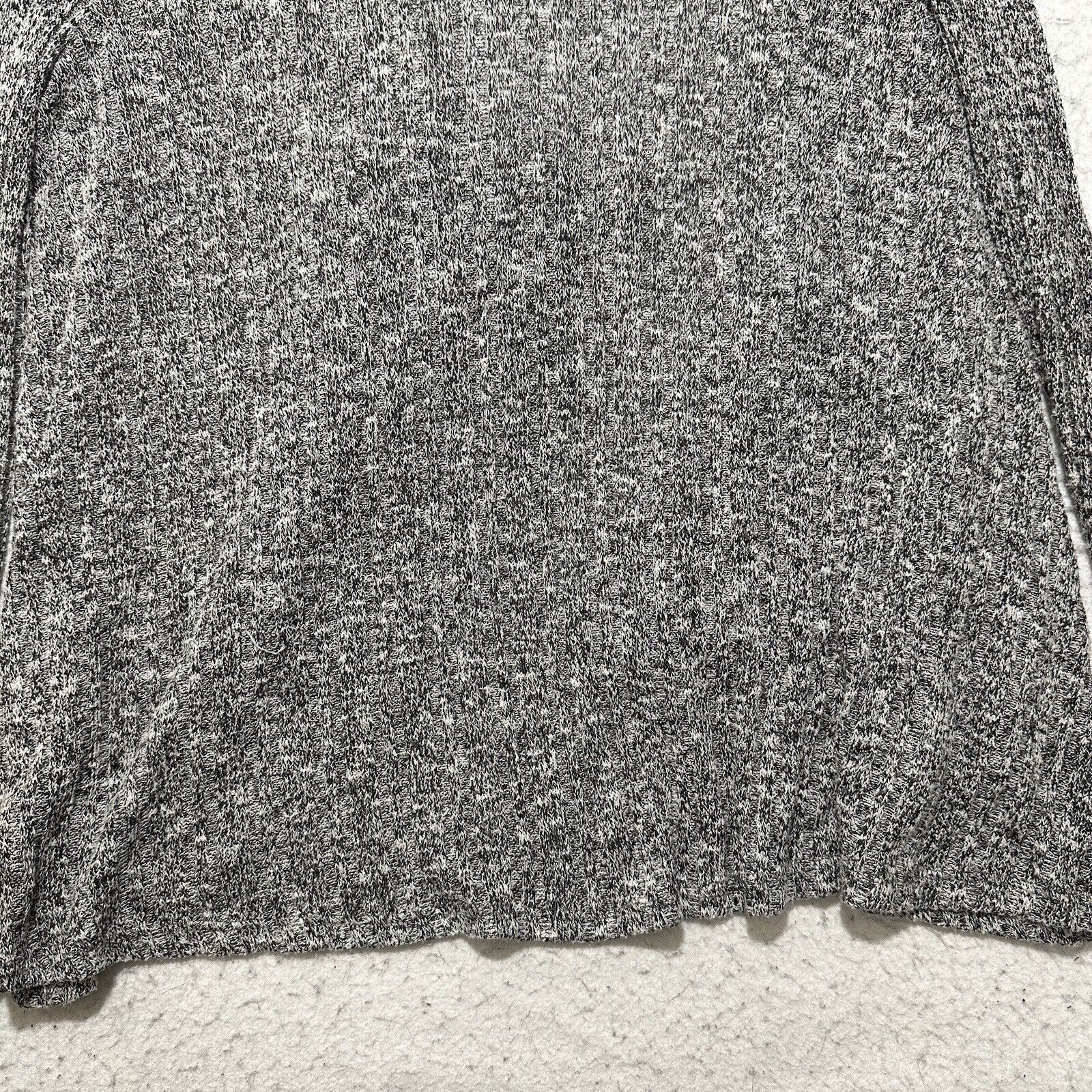 Bdg BDG Medium Heather Gray Open Front Cardigan Hooded Knit Size M / US 6-8 / IT 42-44 - 12 Thumbnail