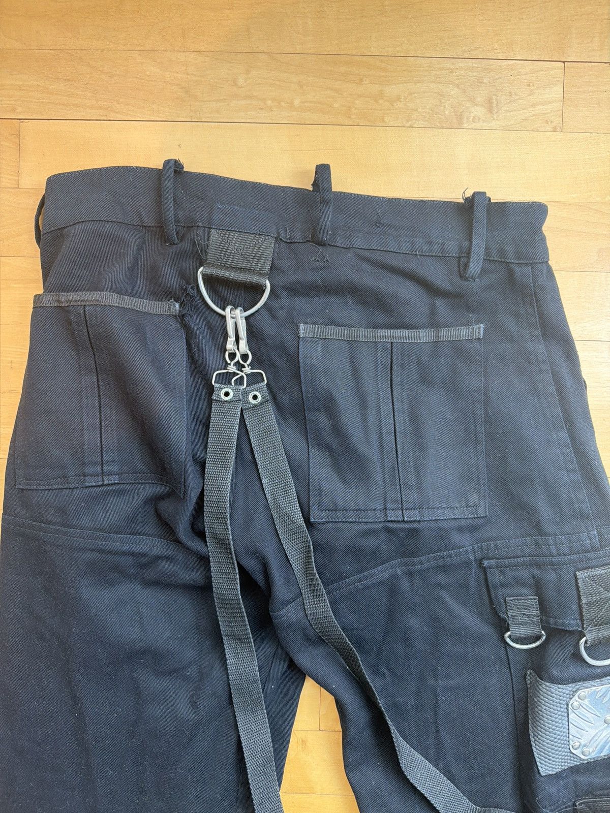 Japanese Brand Japanese S.D.U. black bondage pants Size US 32 / EU 48 - 4 Thumbnail