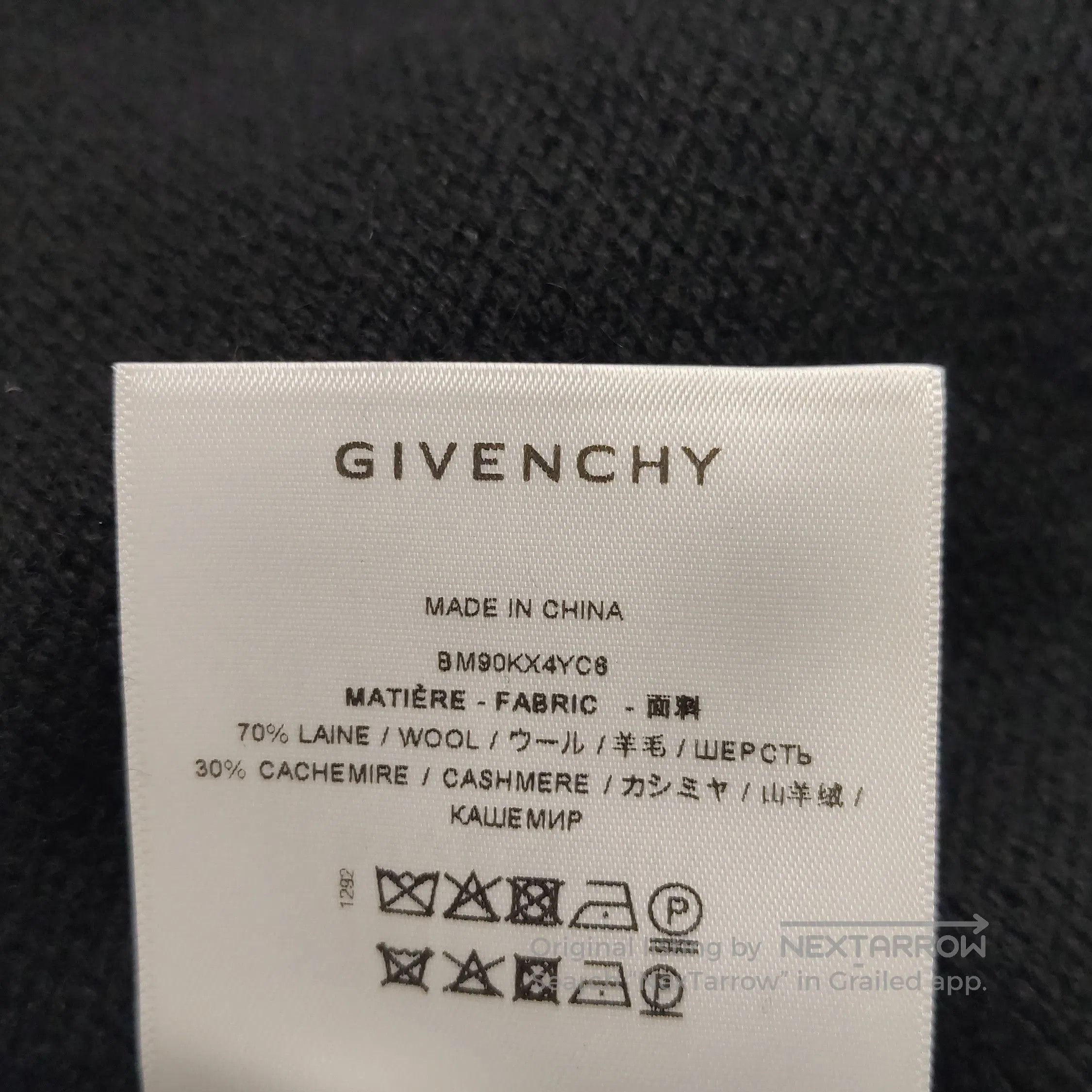 Givenchy Givenchy M Plush Blend Logo Crewneck Sweater. Size US M / EU 48-50 / 2 - 9 Thumbnail