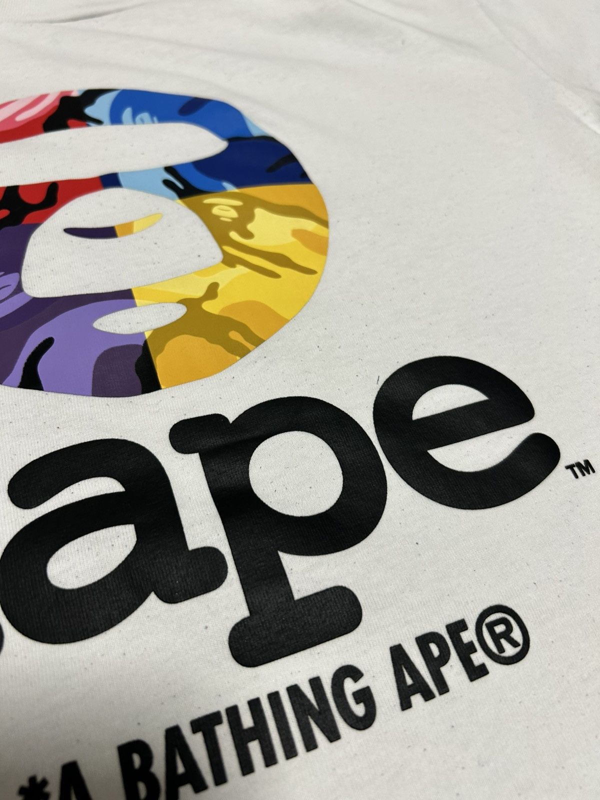Aape Aape T shirt big logo Monkey by BAPE size L Size US L / EU 52-54 / 3 - 6 Thumbnail