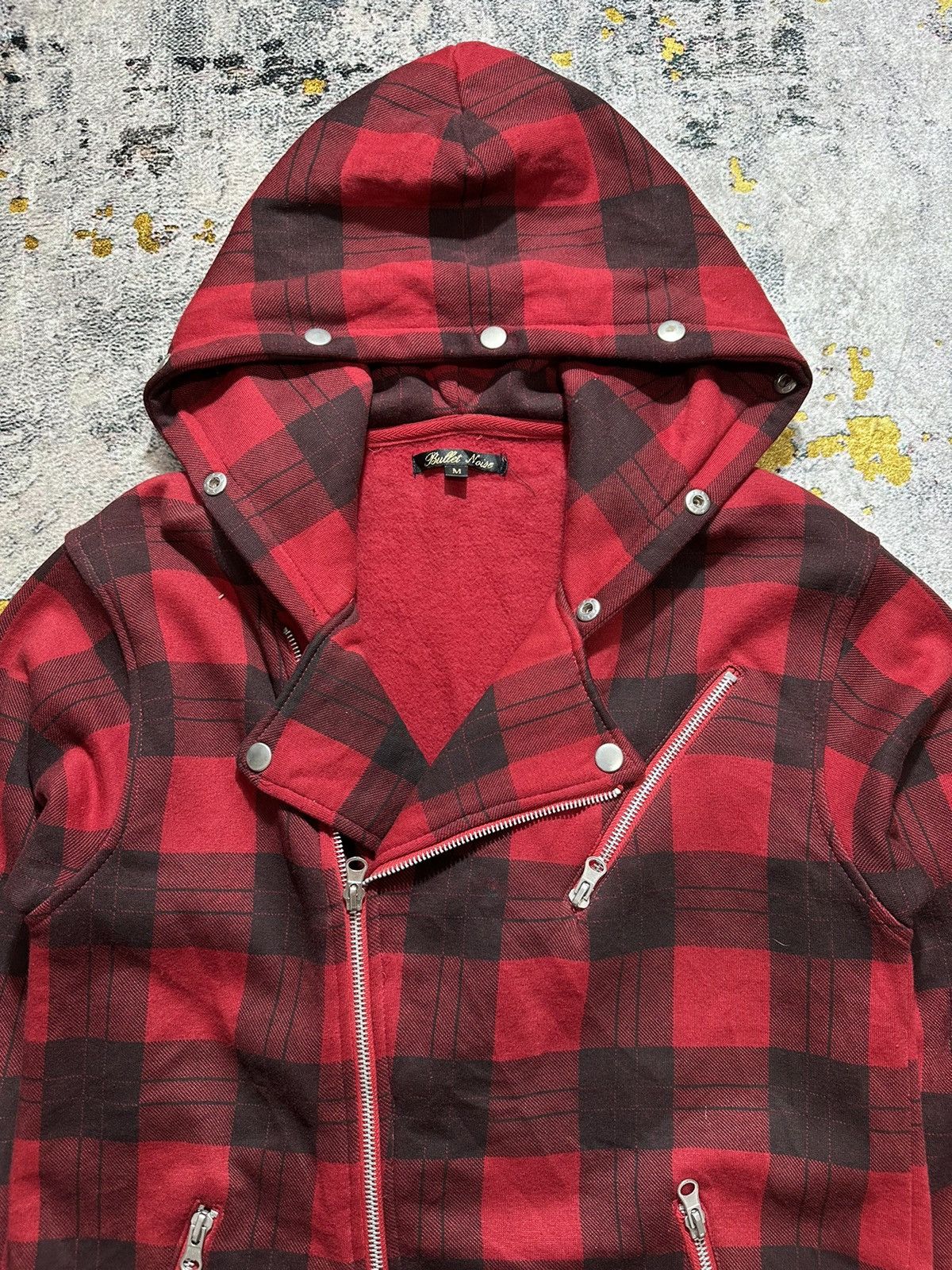 14th Addiction ASSYMETRICAL PLAID BULLET NOISE MULTIZIPPER GOTHIC LGB STYLE Size US M / EU 48-50 / 2 - 4 Thumbnail