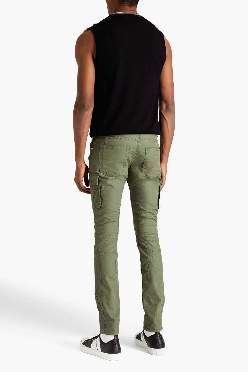 Balmain o1y0426 Cargo Pant in Military Green Size US 29 - 3 Thumbnail