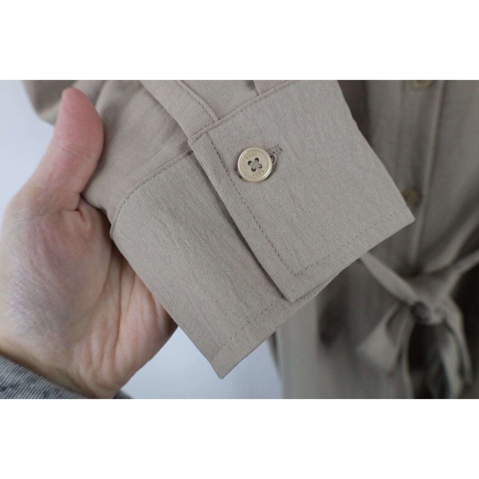 DKNY × Vintage Deadstock Vintage Y2K DKNY Long Sleeve Knit Tie Dress Size L / US 10 / IT 46 - 10 Thumbnail