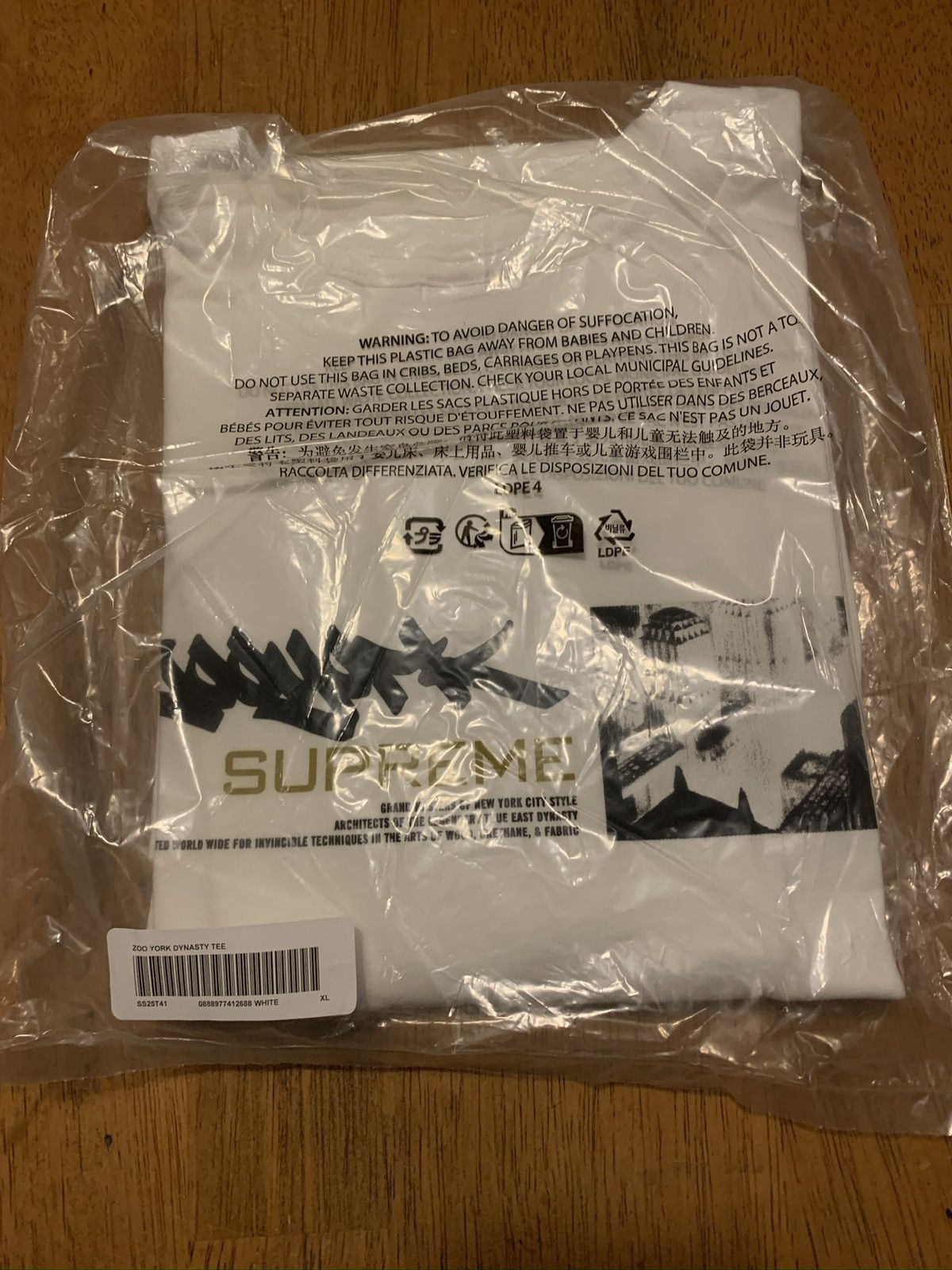 Supreme Supreme Zoo York Dynasty Tee Size US XL / EU 56 / 4 - 2 Thumbnail