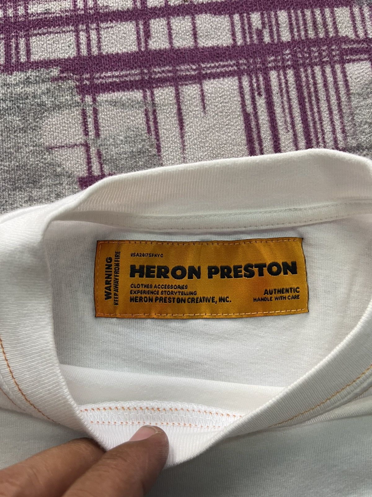 Heron Preston VINTAGE HERON PRESTON NASA EMBROIDERY VERY RARE Size US XS / EU 42 / 0 - 4 Thumbnail