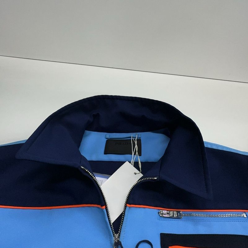 Prada Prada ColorBlocked Long Sleeve Jacket-2506 Size US L / EU 52-54 / 3 - 2 Thumbnail