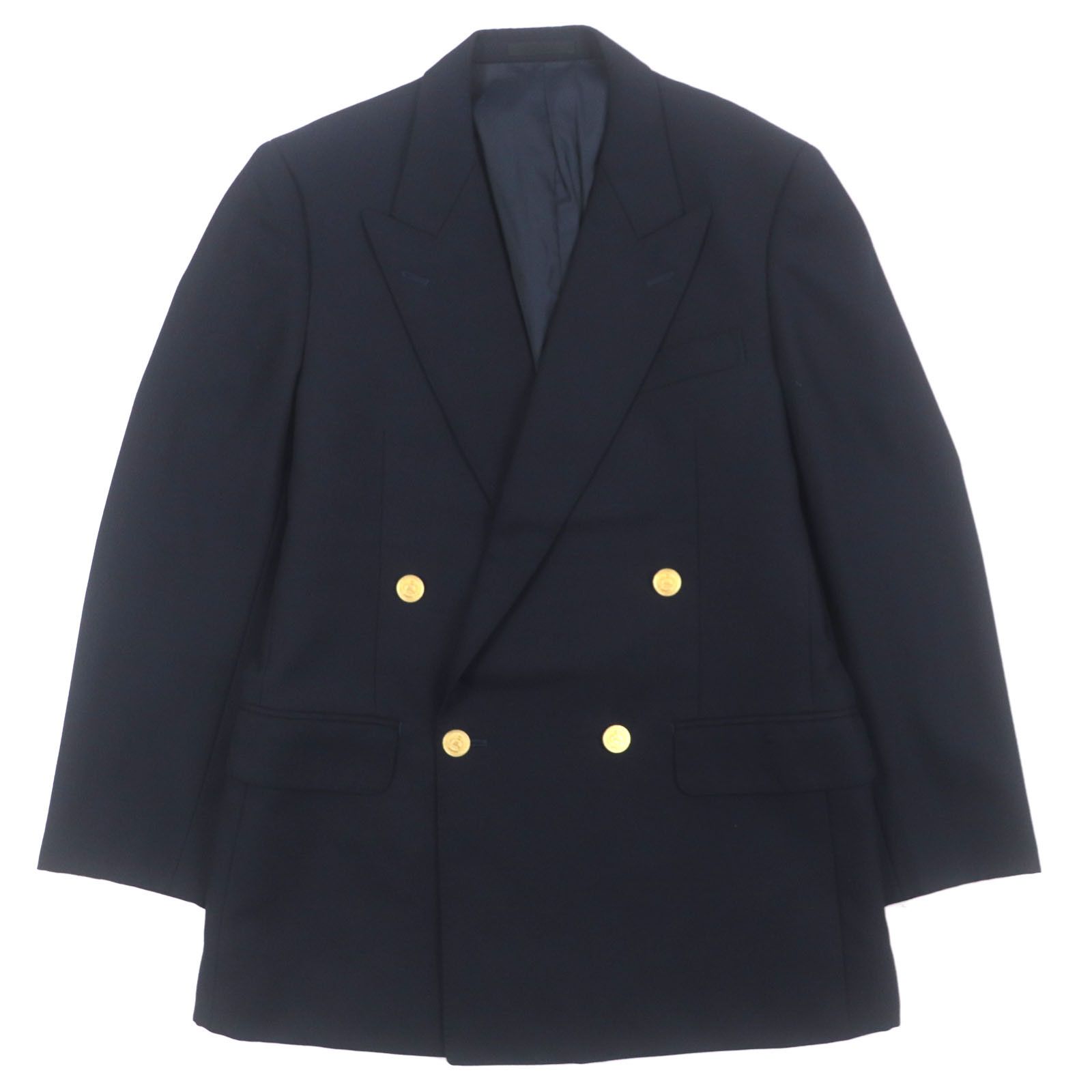 Burberry Burberry Burberrys Tailored Wool Jacket Leather Outerwear Size ONE SIZE - 1 Thumbnail