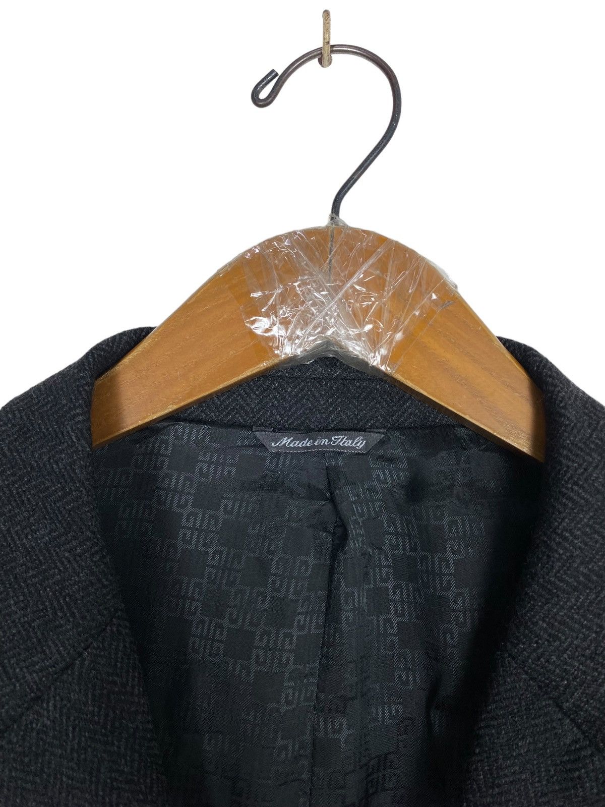 Givenchy Rare‼️ Givenchy Herringbone Wool Coat Blazer Made in Italy Size US M / EU 48-50 / 2 - 6 Thumbnail