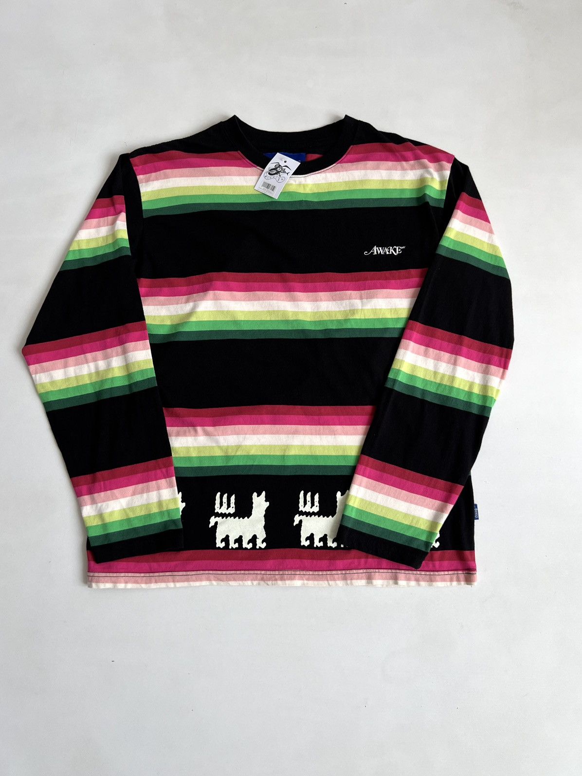 Awake NY FW22 AWAKE N.Y Striped Lama L/S T-Shirt Size US L / EU 52-54 / 3 - 5 Thumbnail