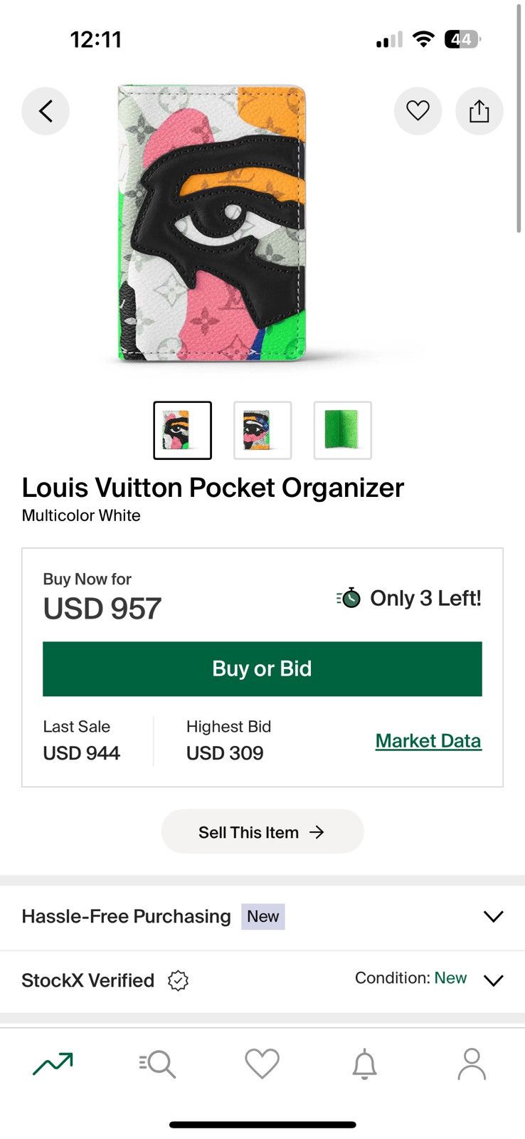 Louis Vuitton *RARE* Louis Vuitton FW23 Multi-Colored Pocket Organizer Size ONE SIZE - 9 Thumbnail