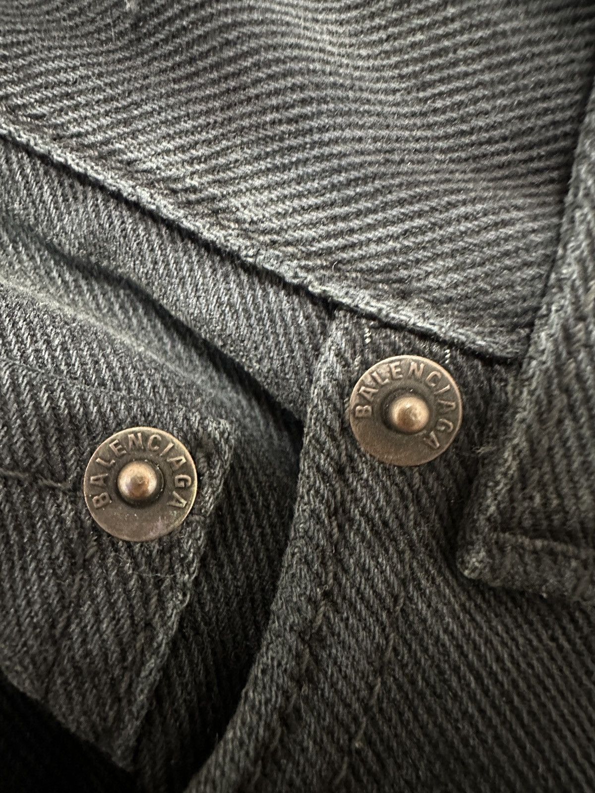 Balenciaga Sunbleached Double Leg Denim - Soft Left Hand Denim Size US 32 / EU 48 - 6 Thumbnail