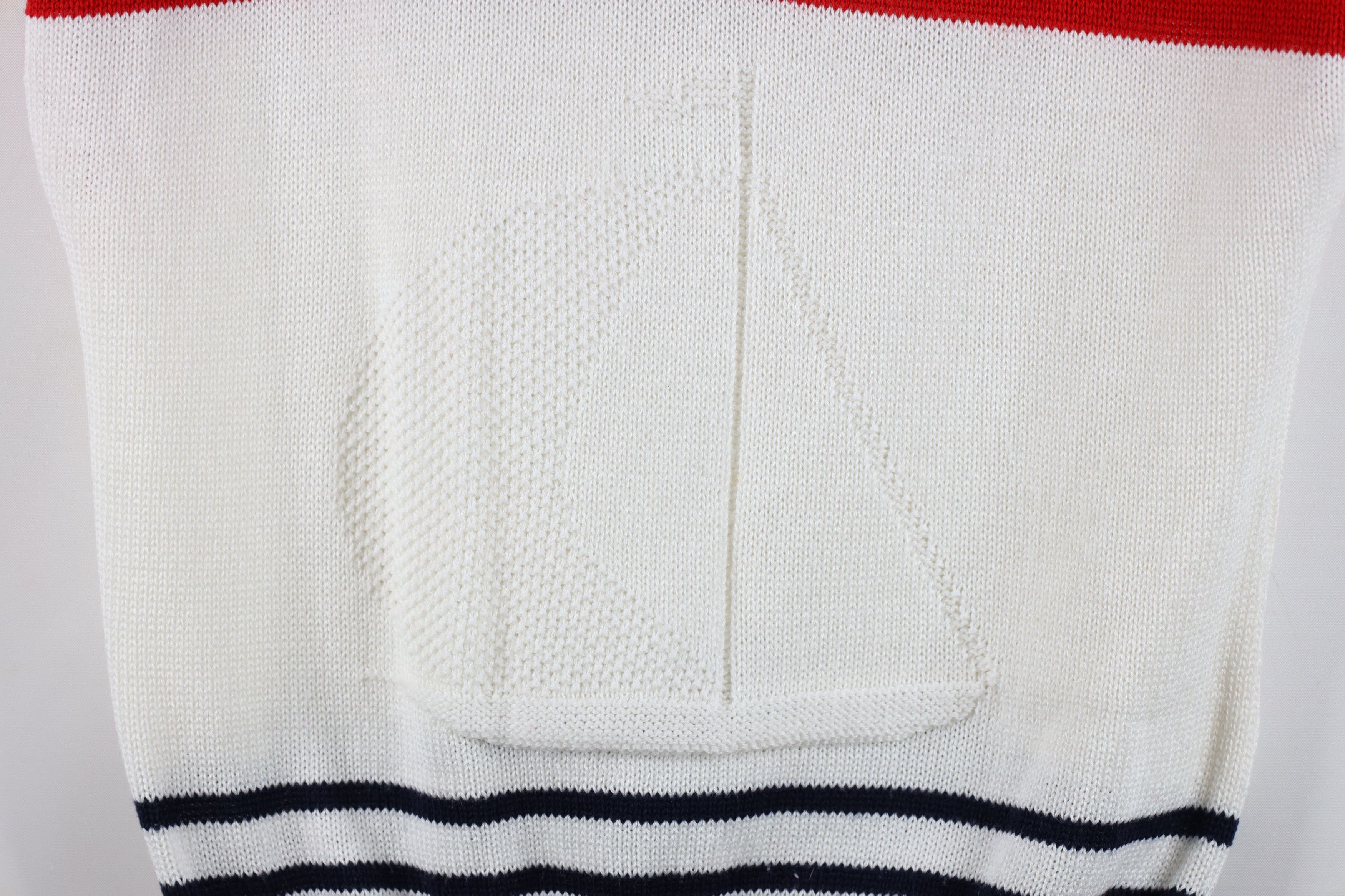 Vintage Vintage 70s 80s Streetwear Sailboat Knit Sweater Vest USA Size M / US 6-8 / IT 42-44 - 4 Thumbnail