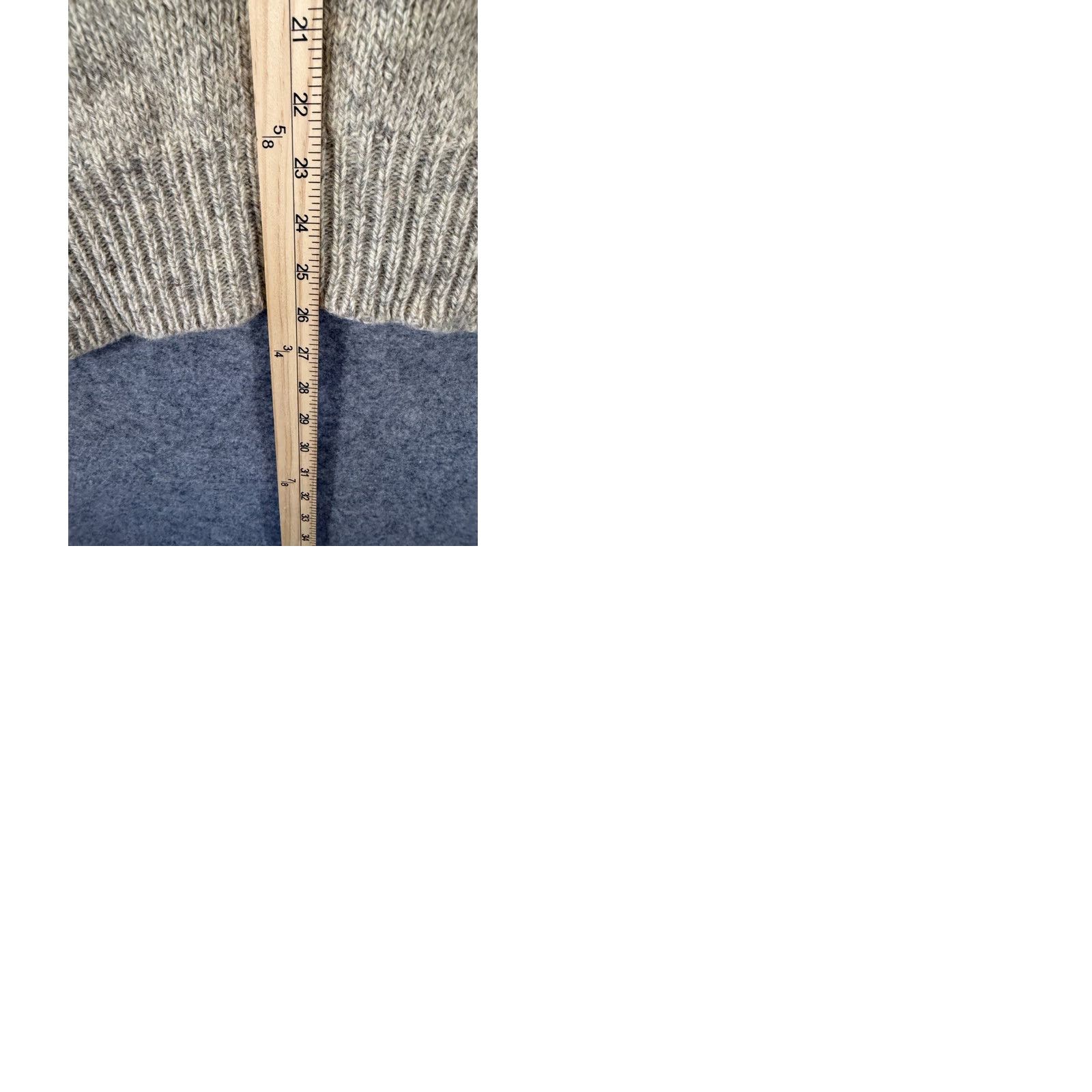 CO Aspetuck Trading Co Wool Sweater Mens Large Beige Pullover Henley Long Sleeve Size US L / EU 52-54 / 3 - 9 Thumbnail