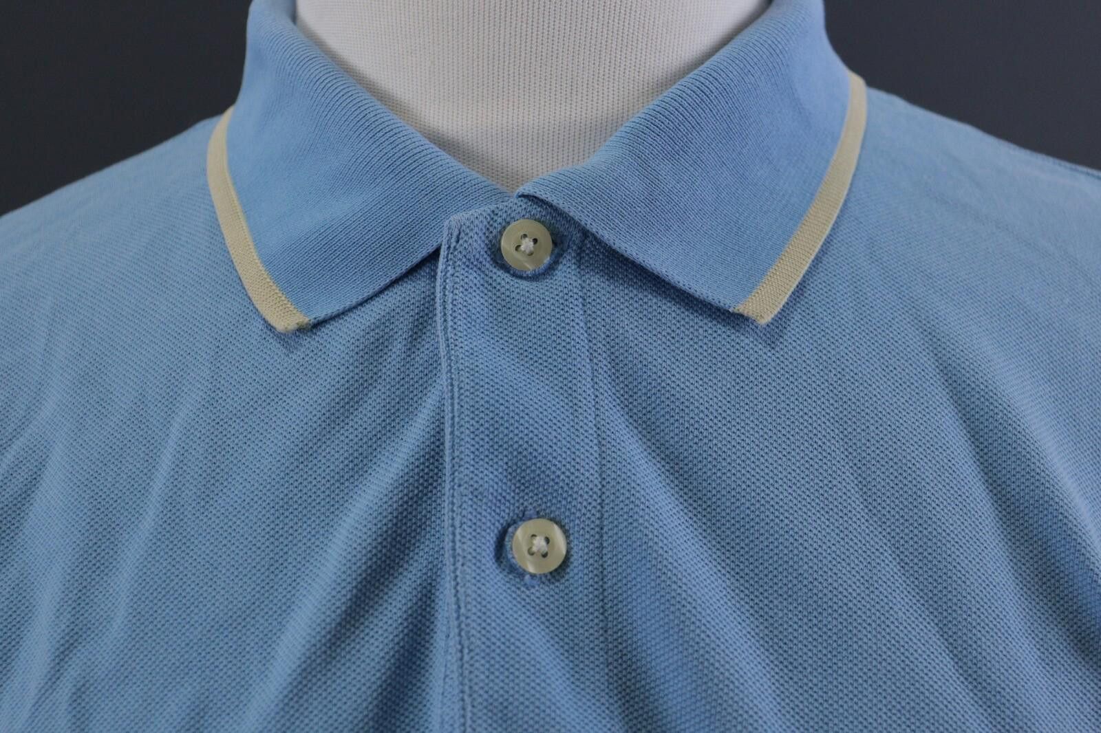 La Martina La Martina Blue Solid Summer Polo Shirt Size 3XL XXXL 2XL Size US XXL / EU 58 / 5 - 5 Thumbnail