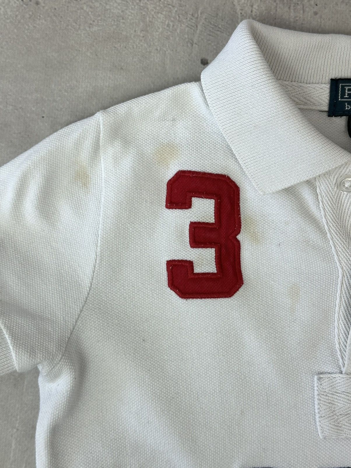 Polo Ralph Lauren Vintage Polo Ralph Lauren Embroidered Logo White Kids Polo Size XXS / US 00 / IT 34 - 7 Thumbnail
