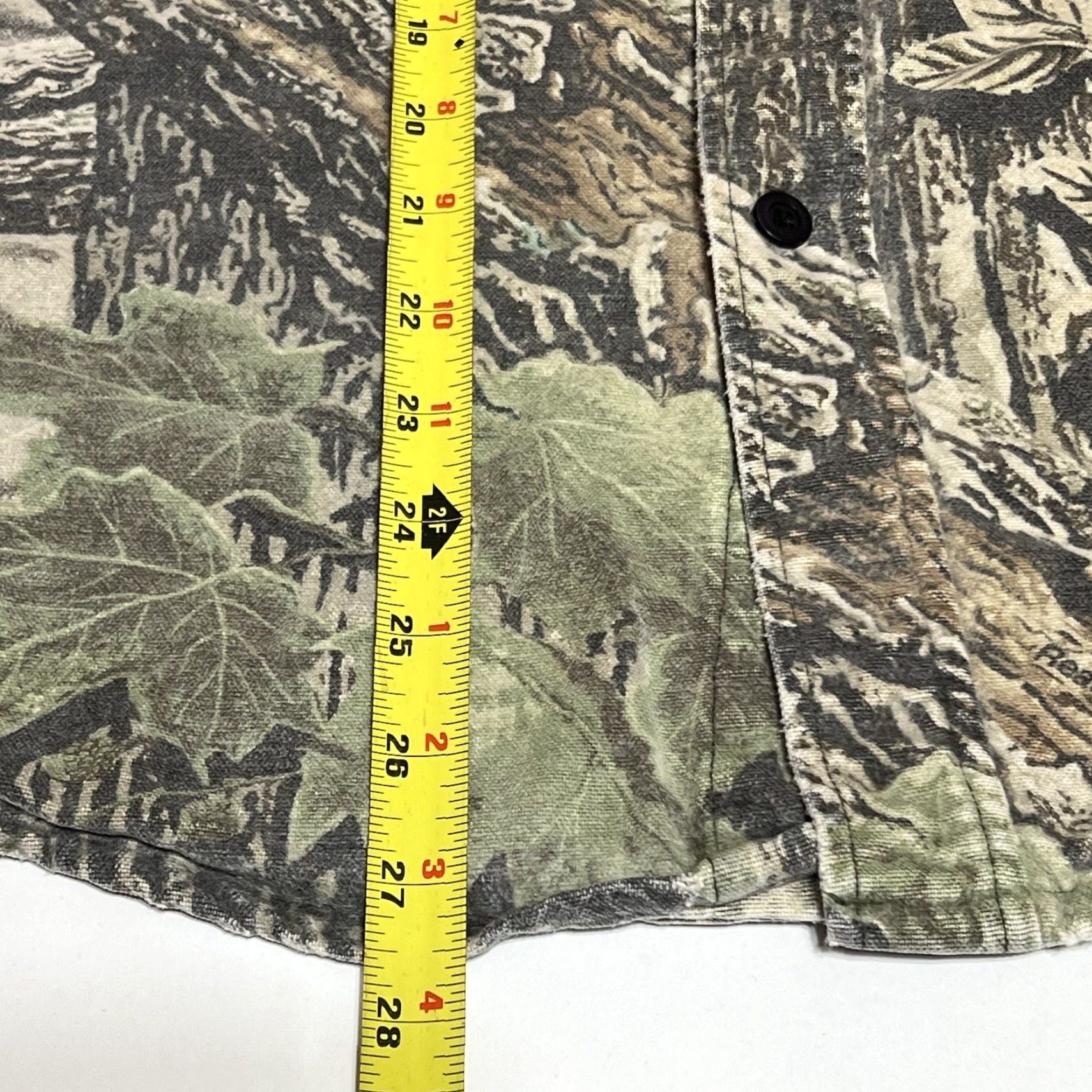 Realtree VTG Rattlers Brand Realtree Camo Chamois Hunting Shirt Mens L Made USA Size US L / EU 52-54 / 3 - 5 Thumbnail
