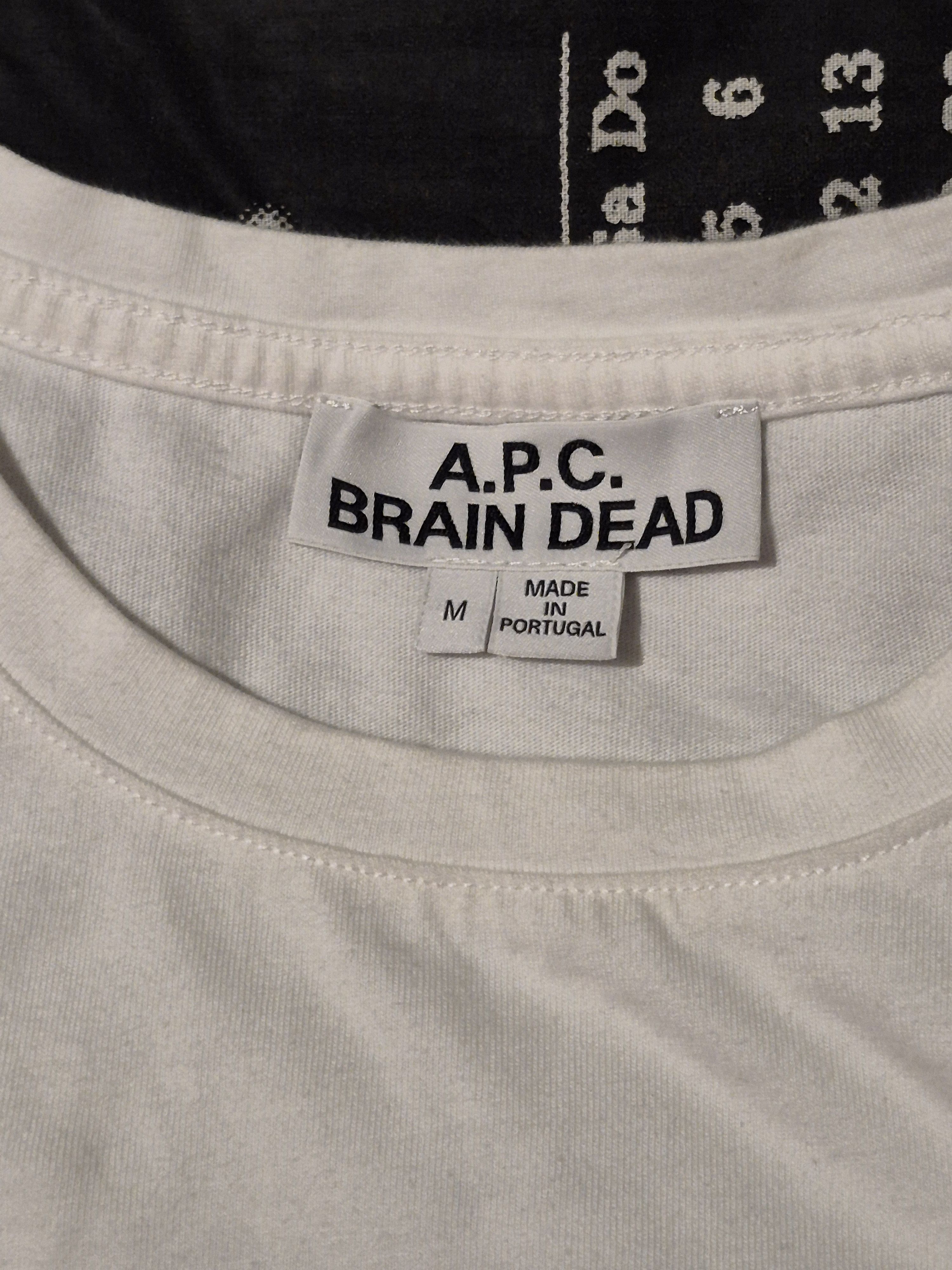 A.P.C. × Brain Dead Braid Dead x A.P.C Futere Shock T shirt Size M / US 6-8 / IT 42-44 - 4 Thumbnail