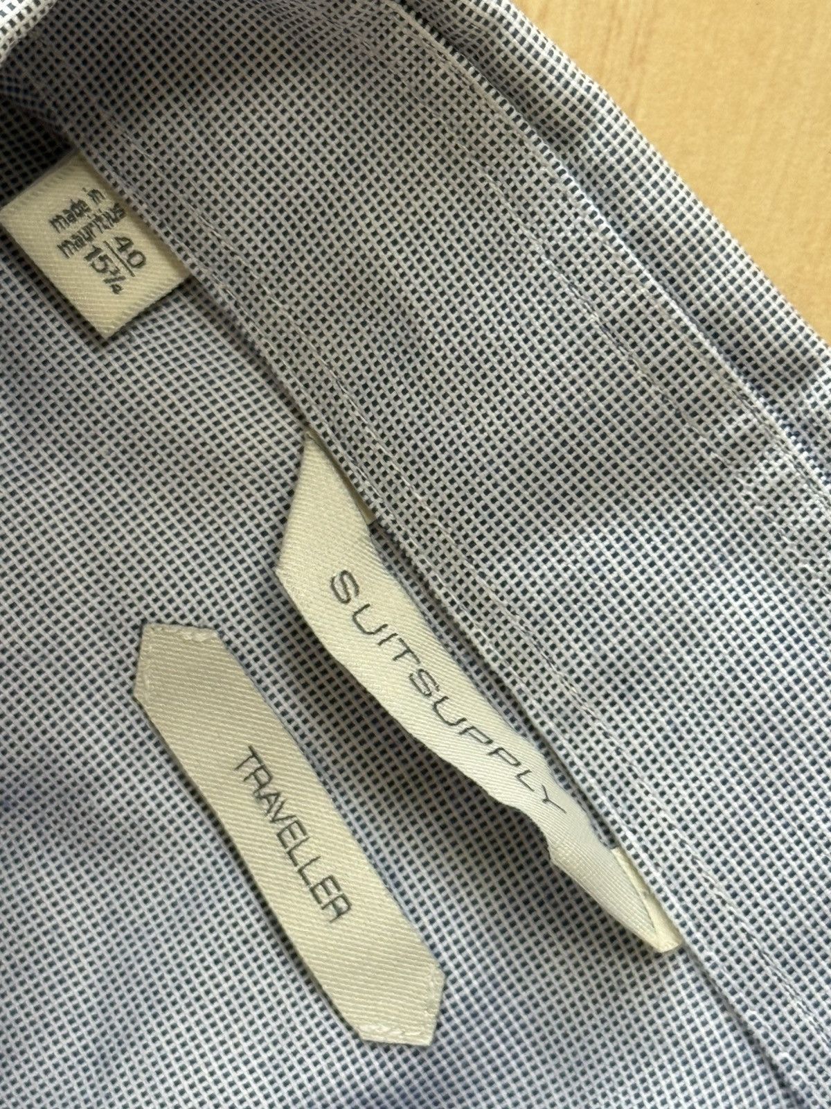Suitsupply Suitsupply traveller check ls shirt Size US M / EU 48-50 / 2 - 5 Thumbnail
