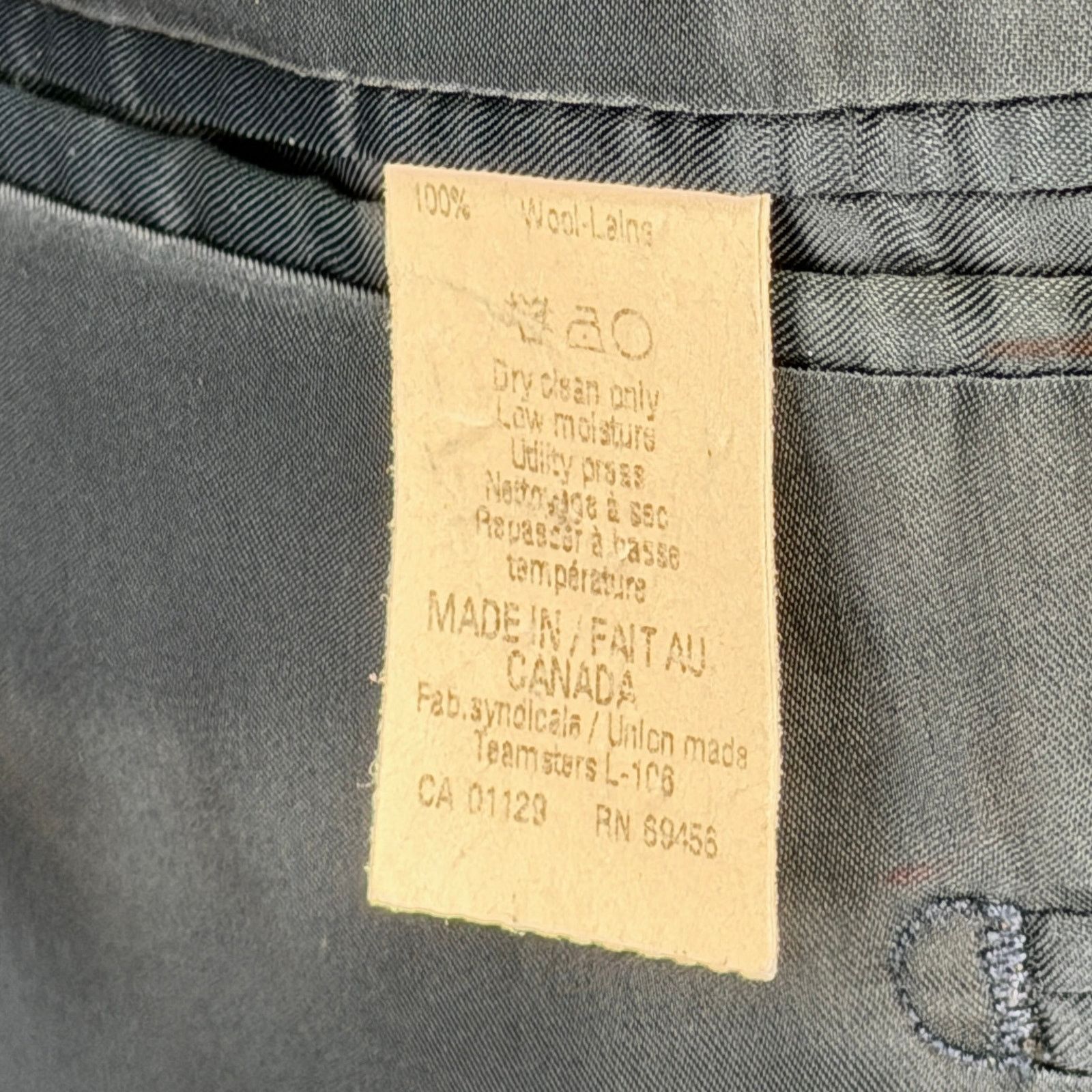 Michael Kors Charcoal Gray 100% Wool Pinstripe Tailored Blazer Jacket Size 40R - 6 Thumbnail