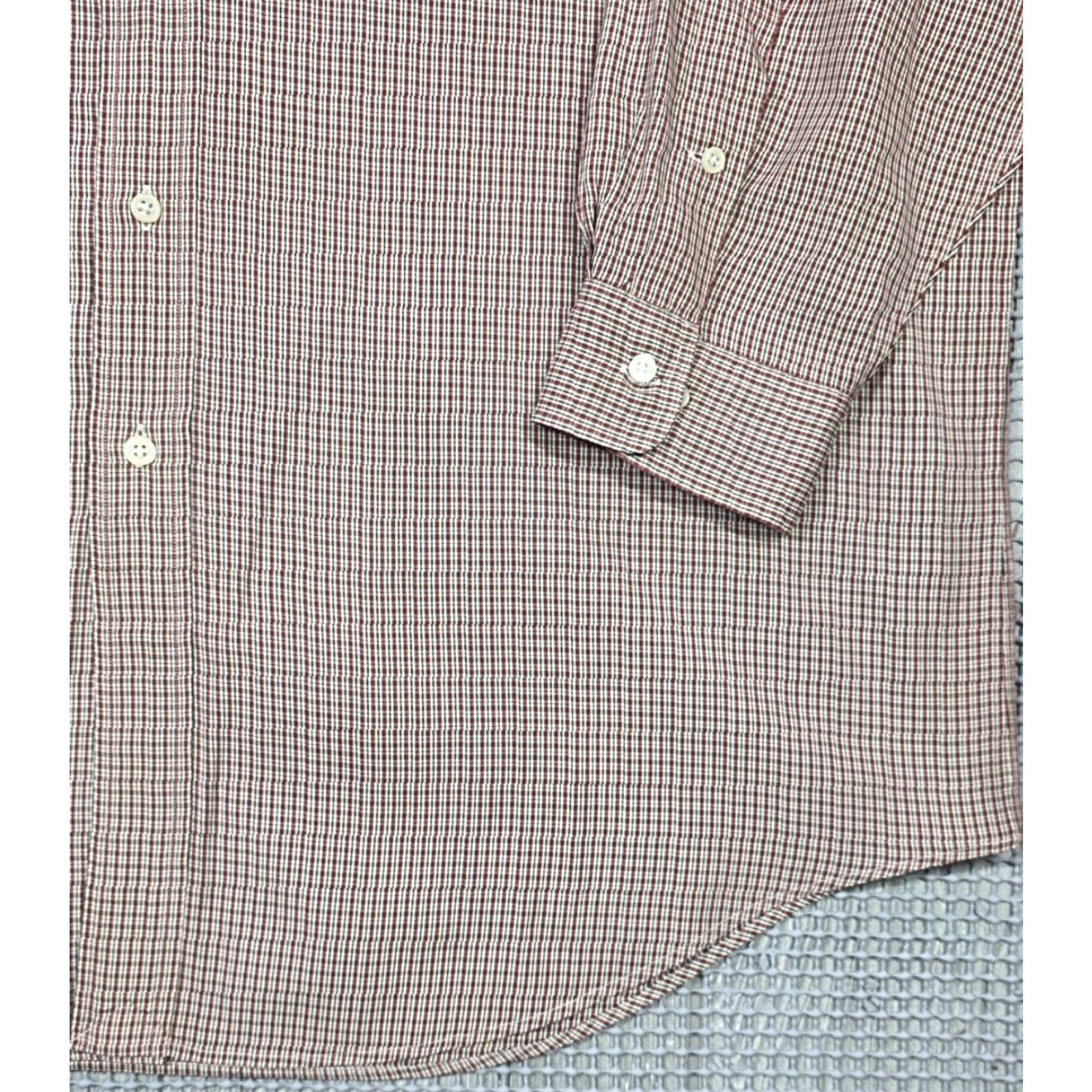 Polo Ralph Lauren VTG Polo Ralph Lauren Button-Up Long Sleeve Plaid Oxford Men 17.5-32/33 Red 100% Cotton OCBD Classic Preppy 90s Mens Size US XXL / EU 58 / 5 - 4 Thumbnail