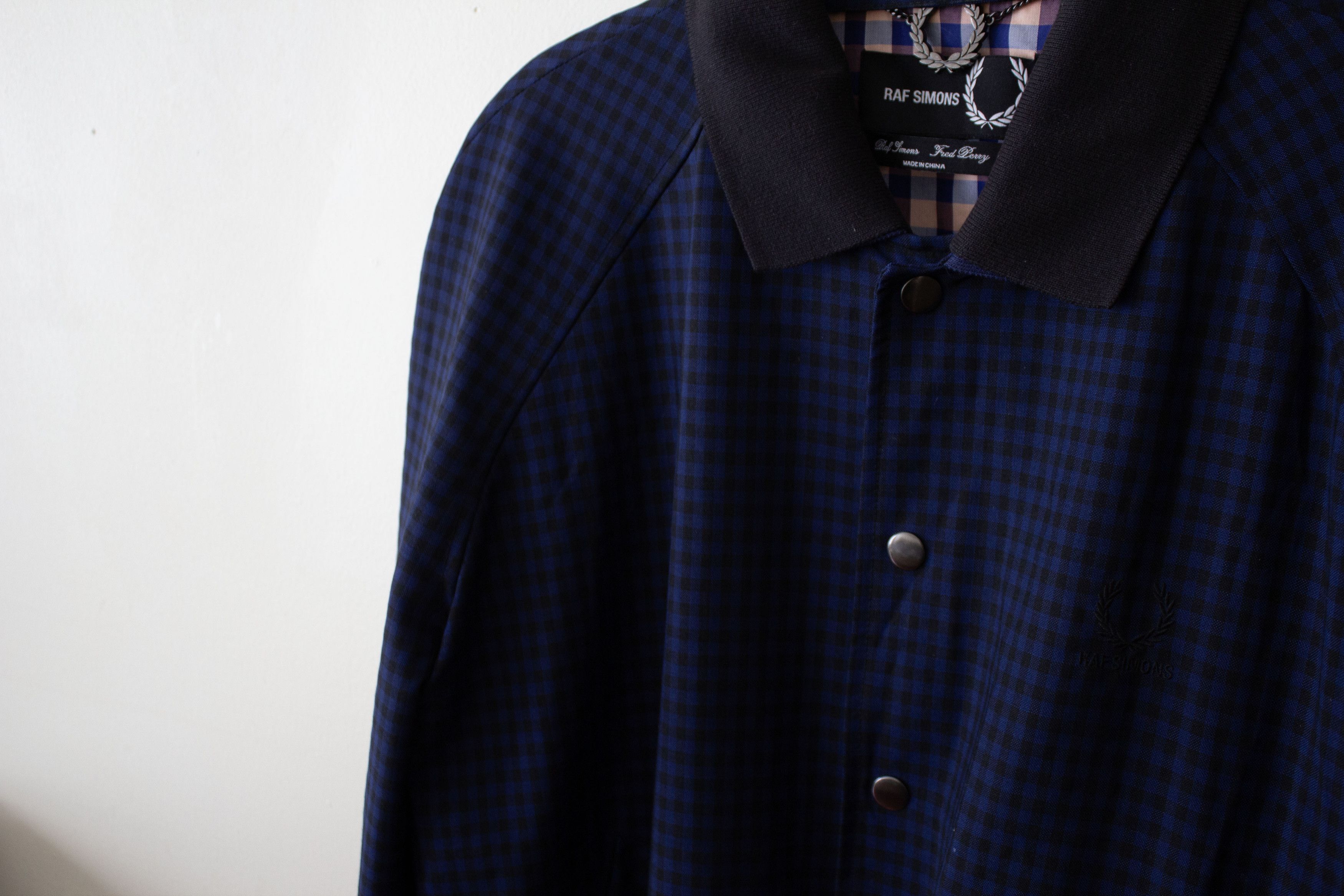 Fred Perry × Raf Simons Fred Perry x Raf Simons Check Bomber Jacket Size US XXS / EU 40 - 10 Thumbnail