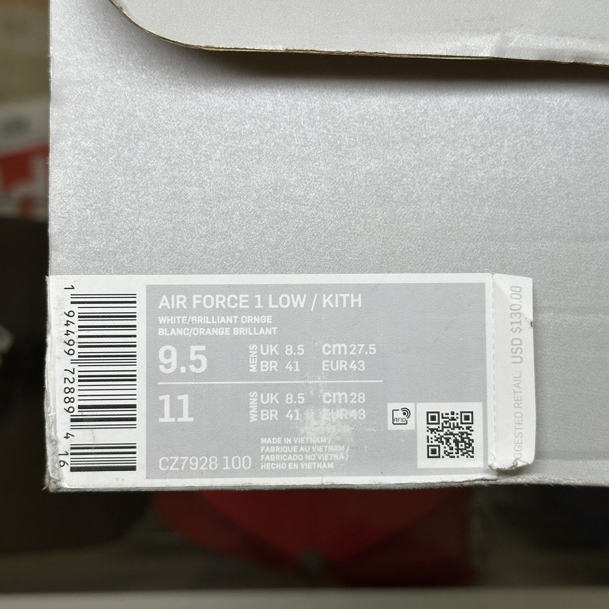 Kith × Nike Nike Air Force 1 Low Kith NYC Home Size US 9.5 / EU 42-43 - 11 Thumbnail
