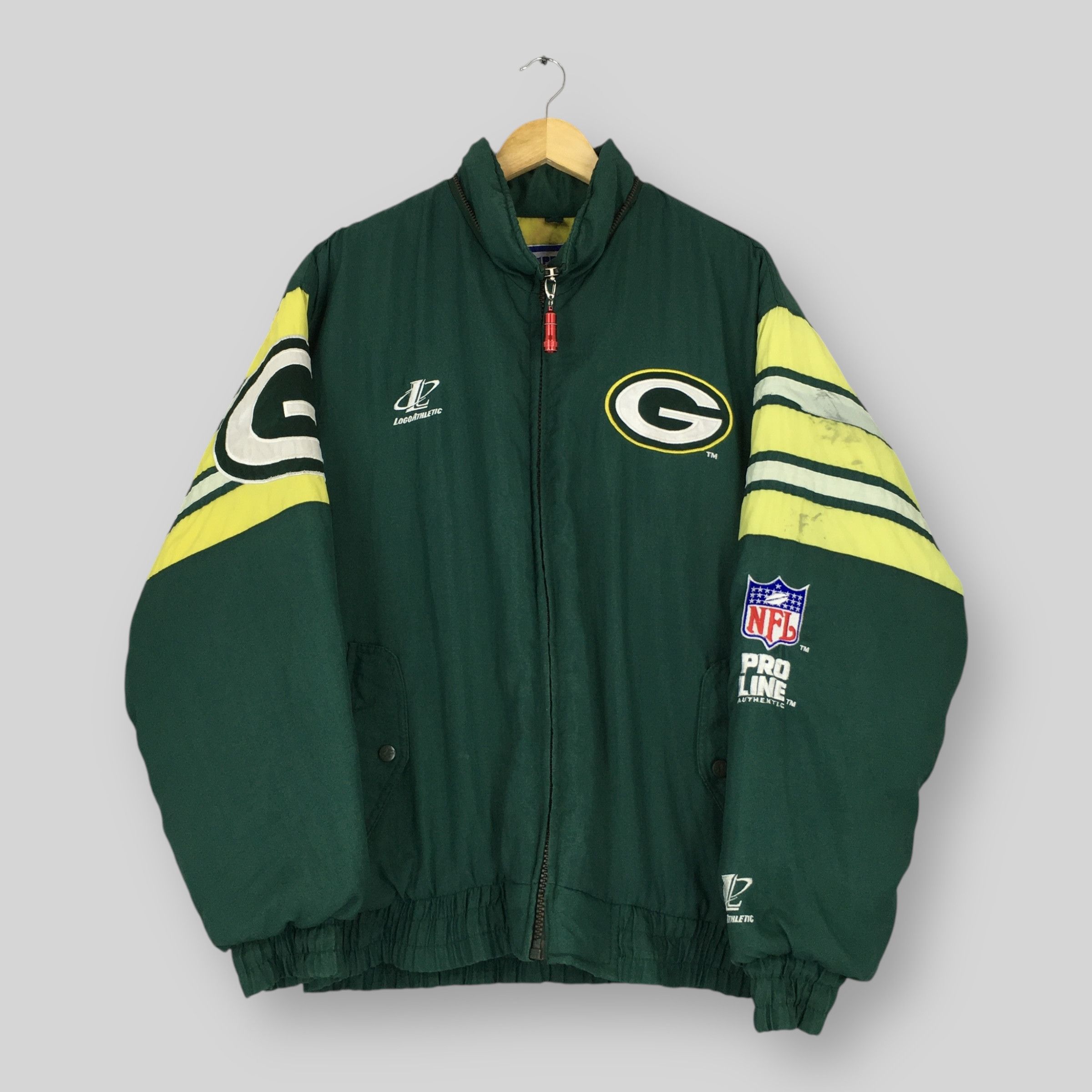NFL × Starter × Vintage Vintage Green Bay Packers NFL Zipper Jacket Medium Size US M / EU 48-50 / 2 - 1 Thumbnail