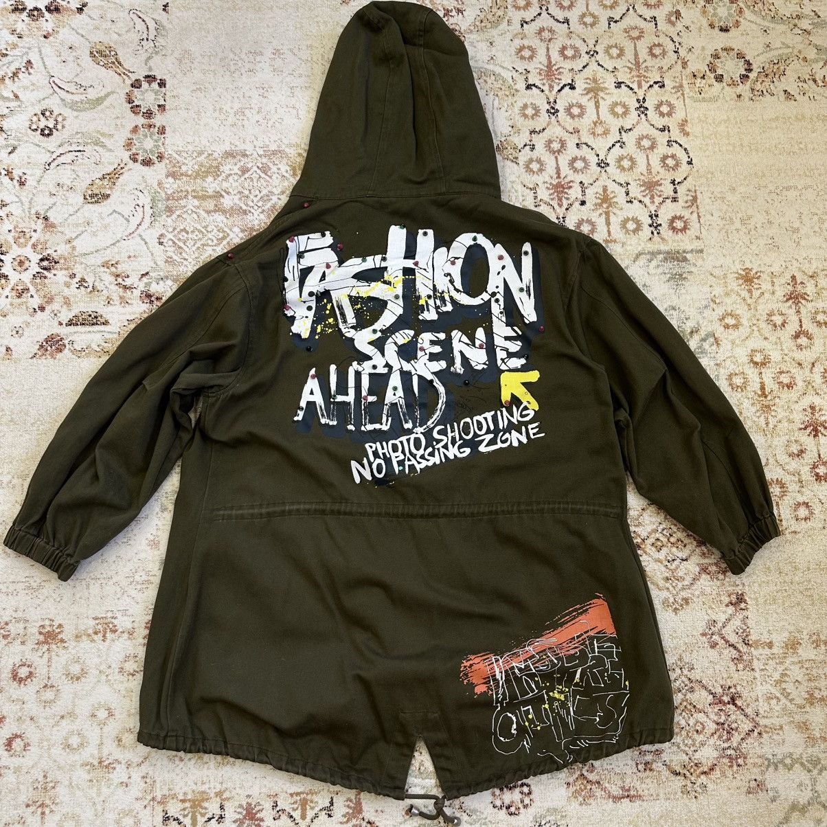 If Six Was Nine × Japanese Brand × Vintage Vintage Japanese Style Coat Grunge Style Band Rock Size L / US 10 / IT 46 - 2 Thumbnail
