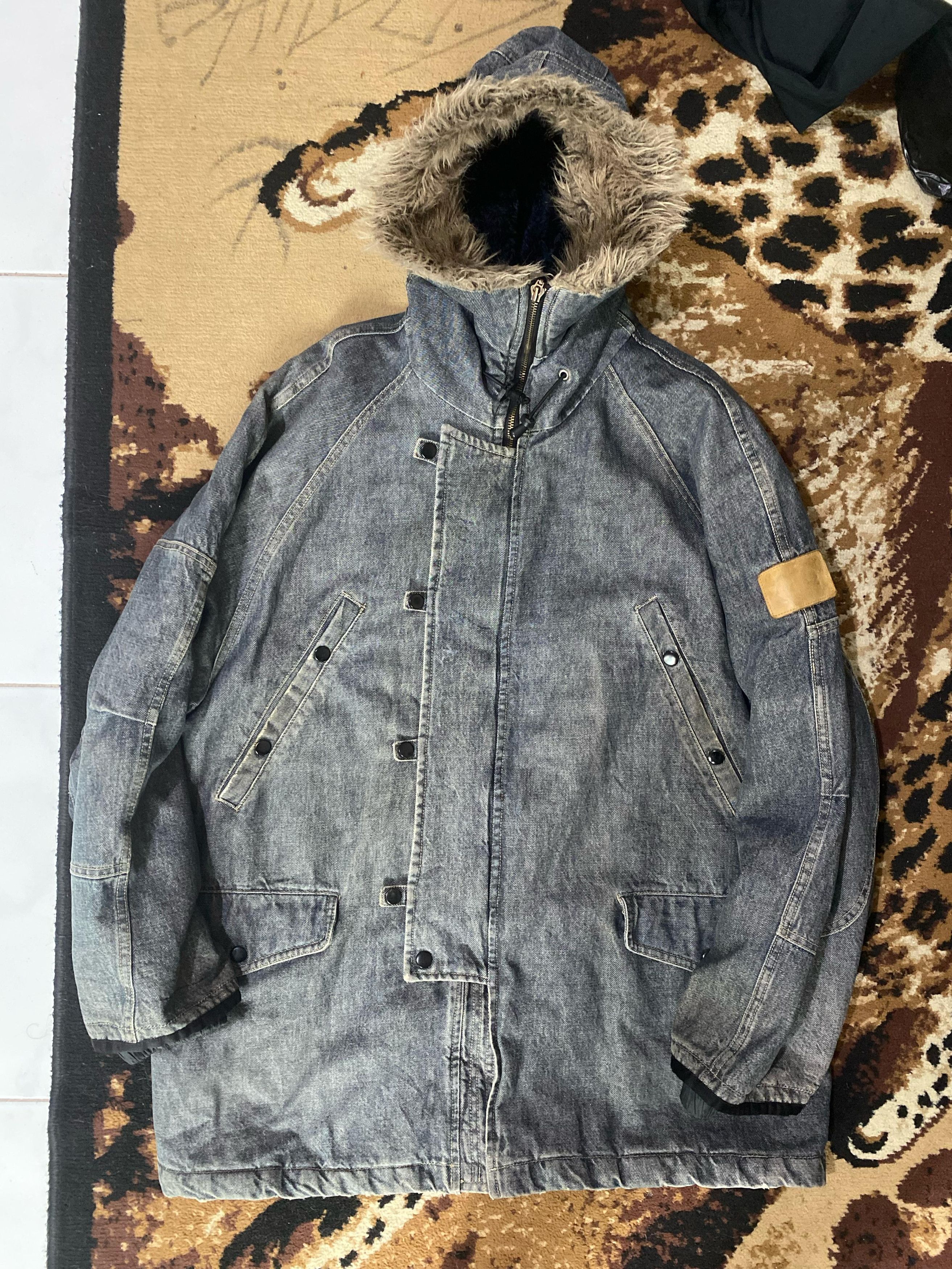 RRL Double RL Indigo Fireman Coat