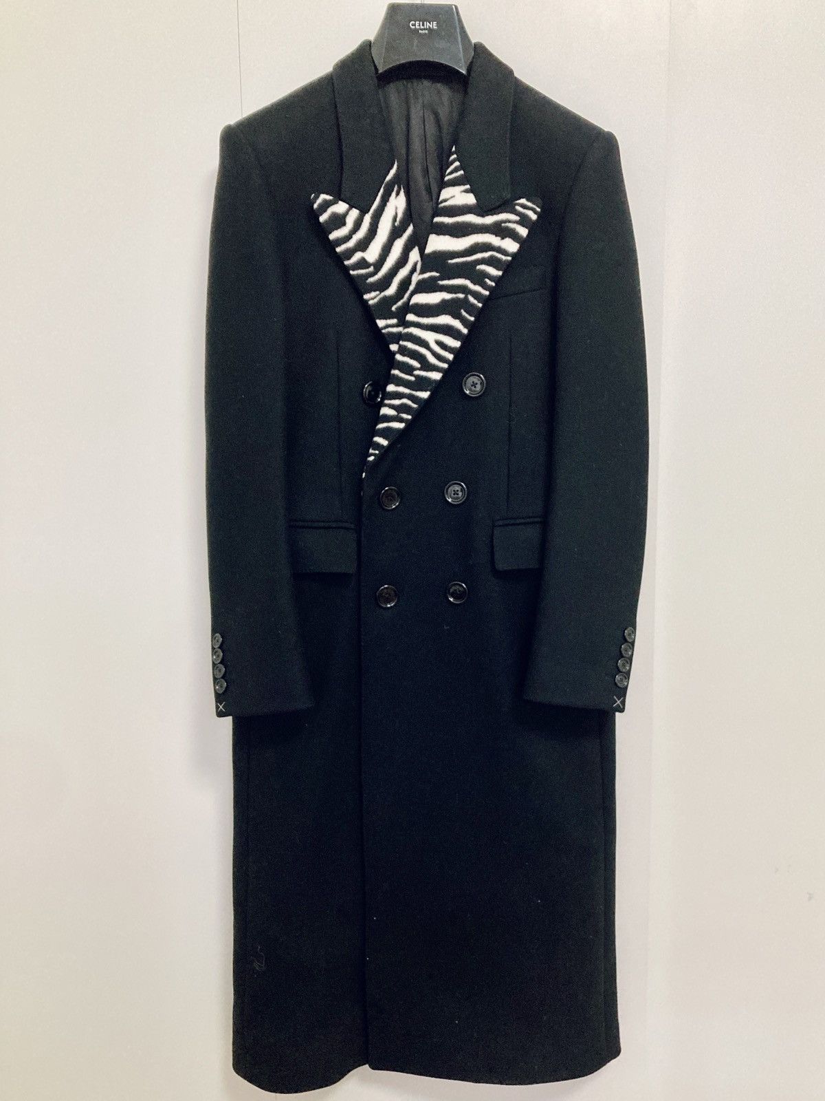 Celine CELINE BY HEDI SLIMANE 21AW/FW Double-Breasted Heavy Coat Size US S / EU 44-46 / 1 - 3 Thumbnail