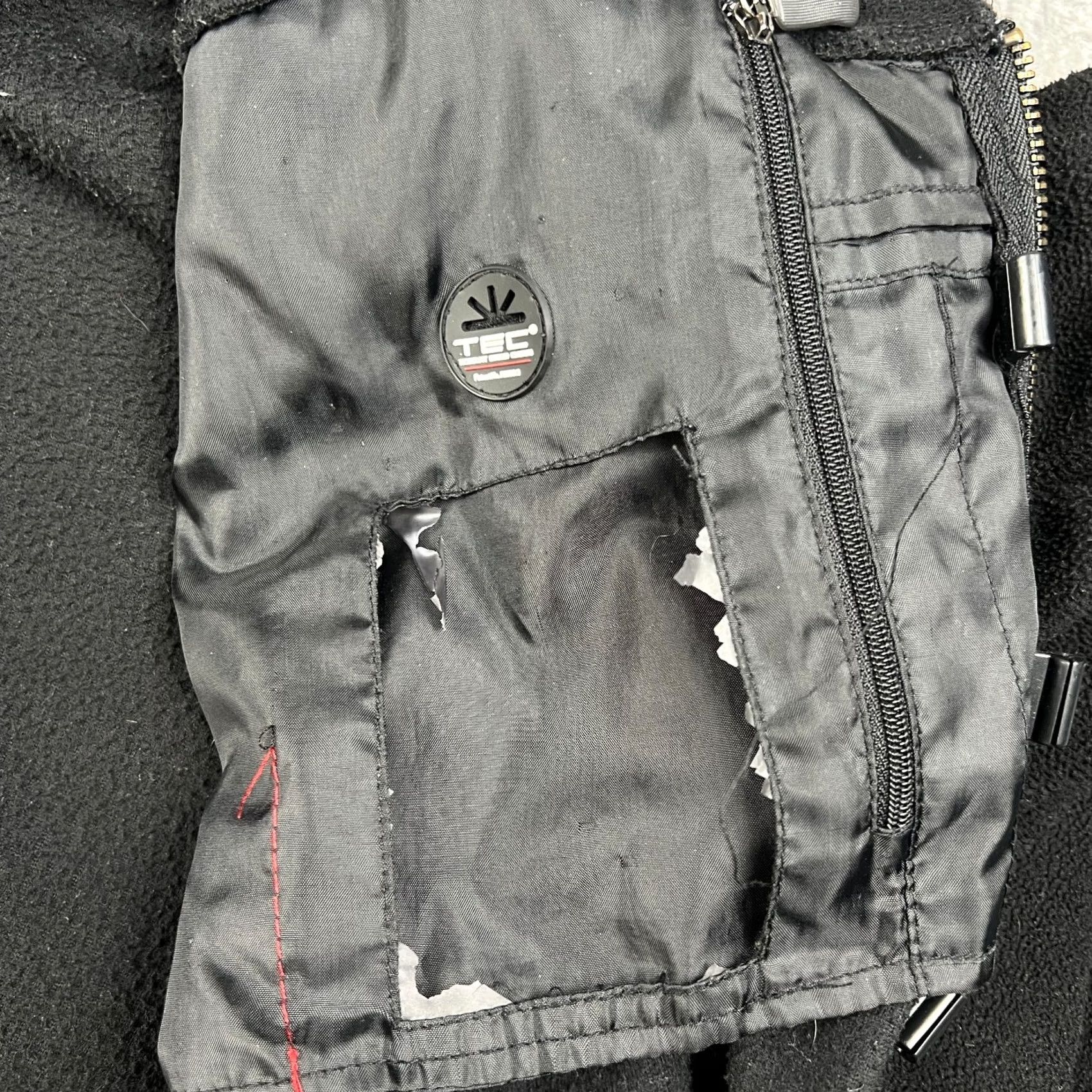 Vintage SCOTTeVEST Hoodie Fleece Full Zip Sweatshirt Jacket Large Mens Black Tec Travel Size US L / EU 52-54 / 3 - 6 Thumbnail