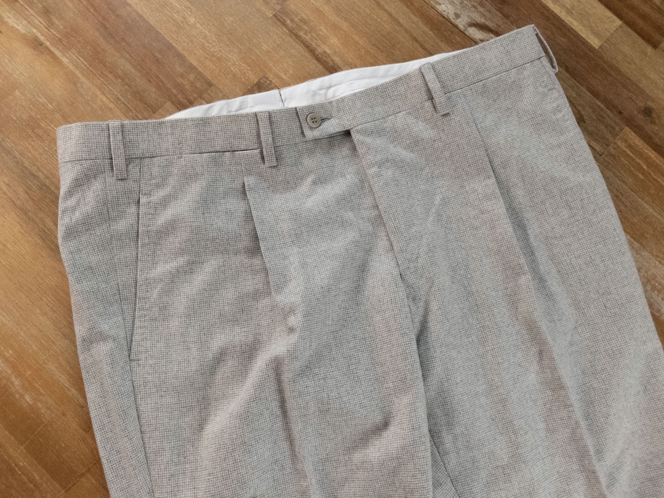 SARTORIO SARTORIO Napoli by Kiton light gray wool cashmere suit 44 54 Size 44R - 13 Thumbnail