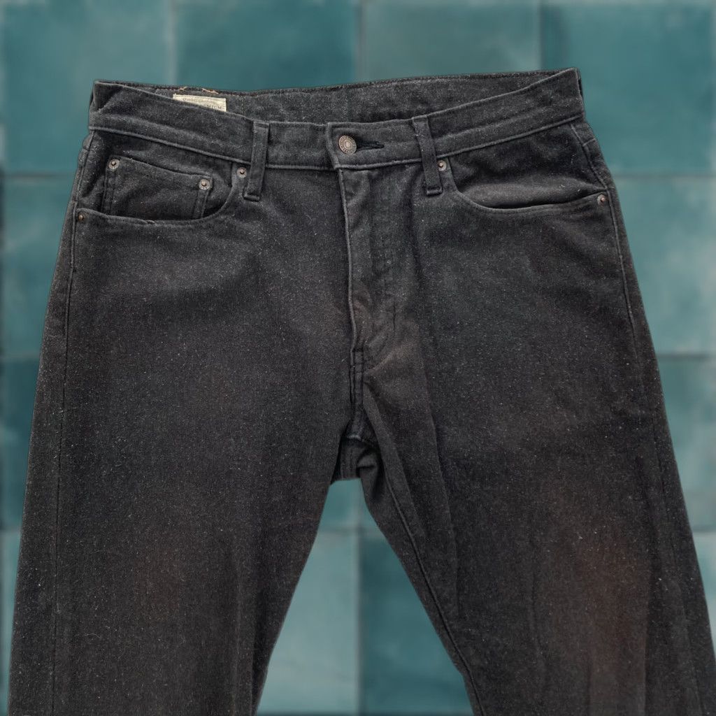 Levi's Levi's 512 5-Pocket Chino Pants Mens 32x32 Slim Tapered Black Premium Big E Size US 32 / EU 48 - 1 Thumbnail