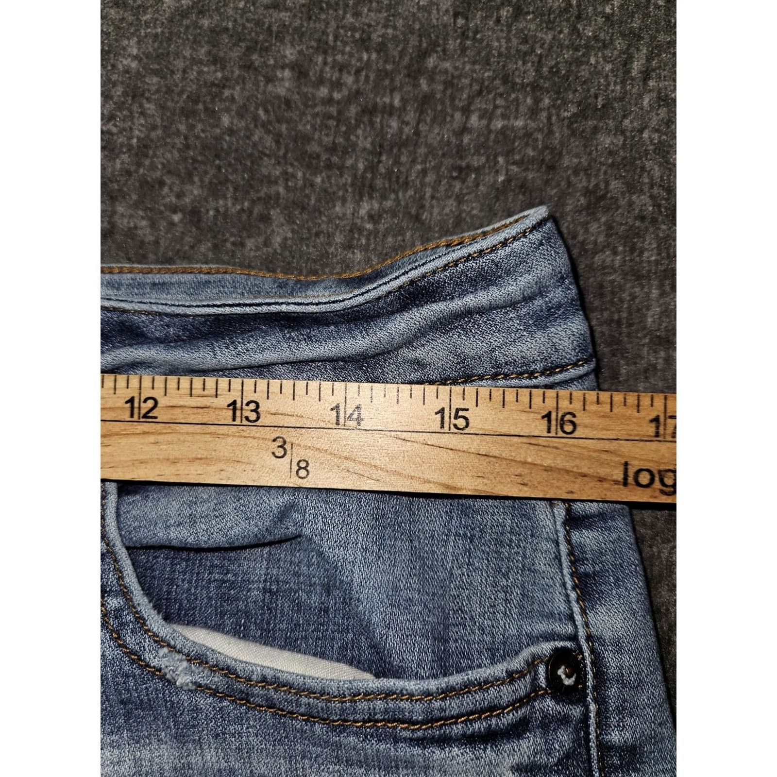 Vintage American Eagle Jeans Mens 32x32 Slim Straight Distressed Extreme Flex Denim Pant Size US 32 / EU 48 - 7 Thumbnail